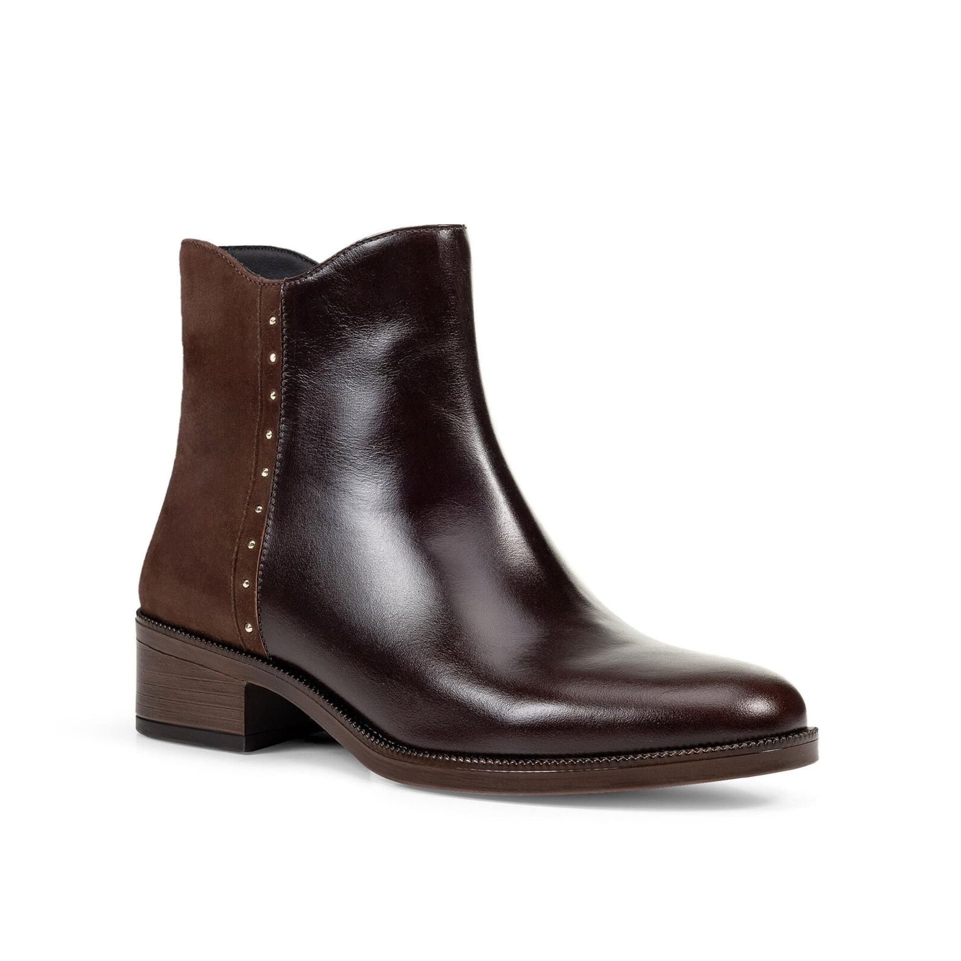 Geox Camexia Ankle Boots D565EE_0AA21 in Dark Brown