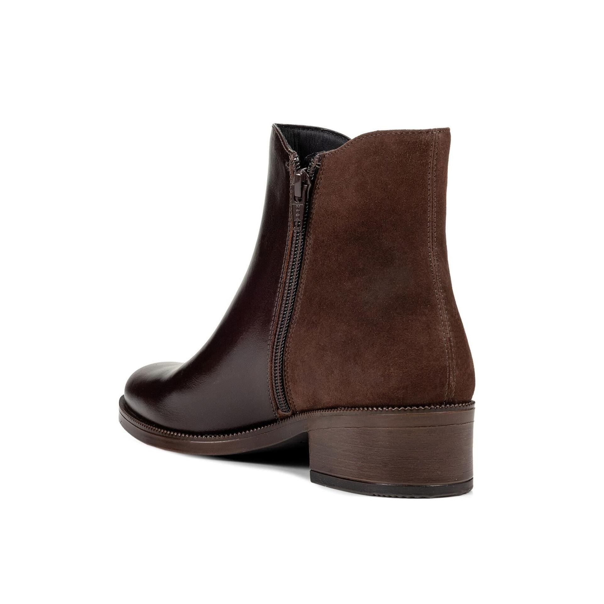 Geox Camexia Ankle Boots D565EE_0AA21 in Dark Brown