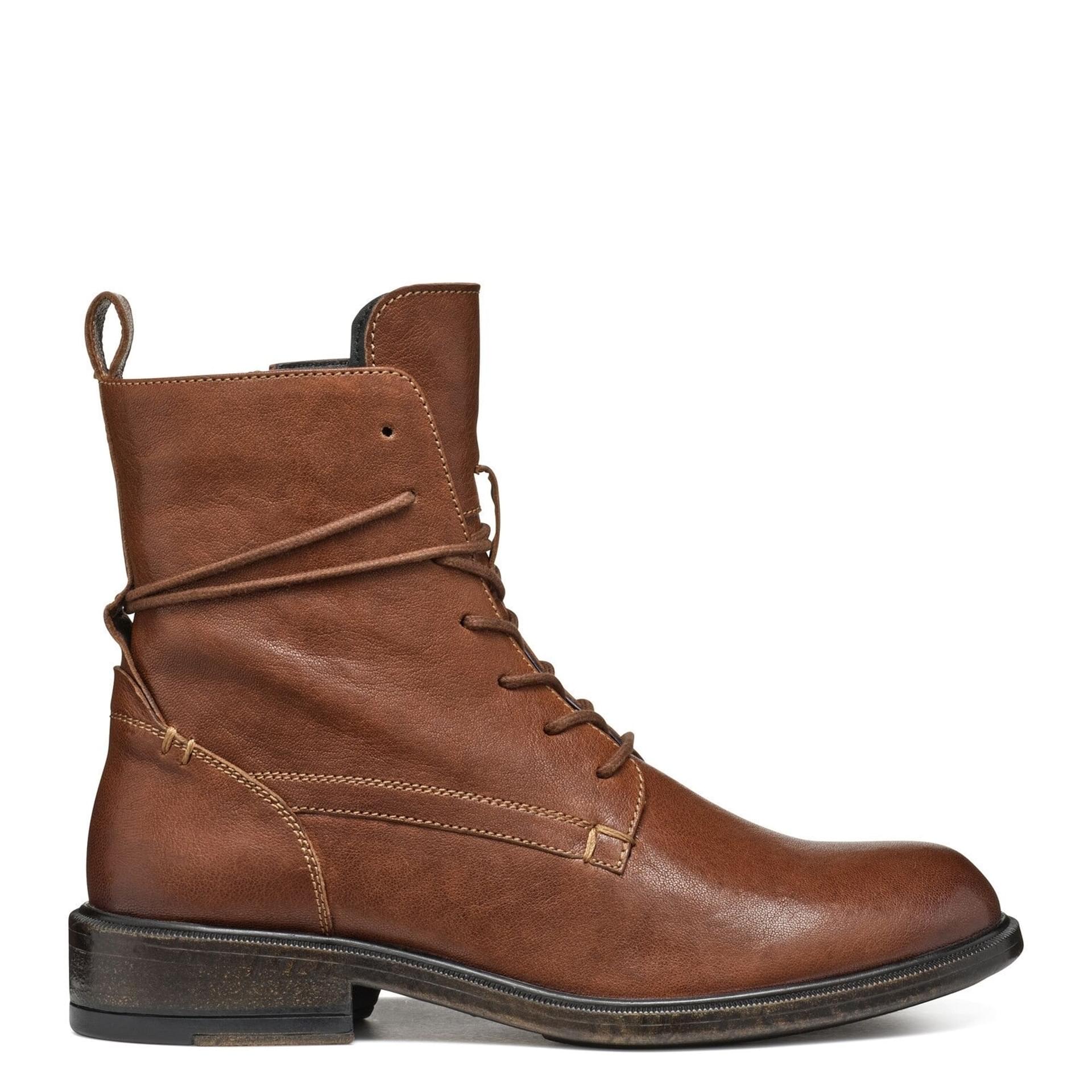 Geox Catria Enkellaarsjes D46LQD_00081 in Brown