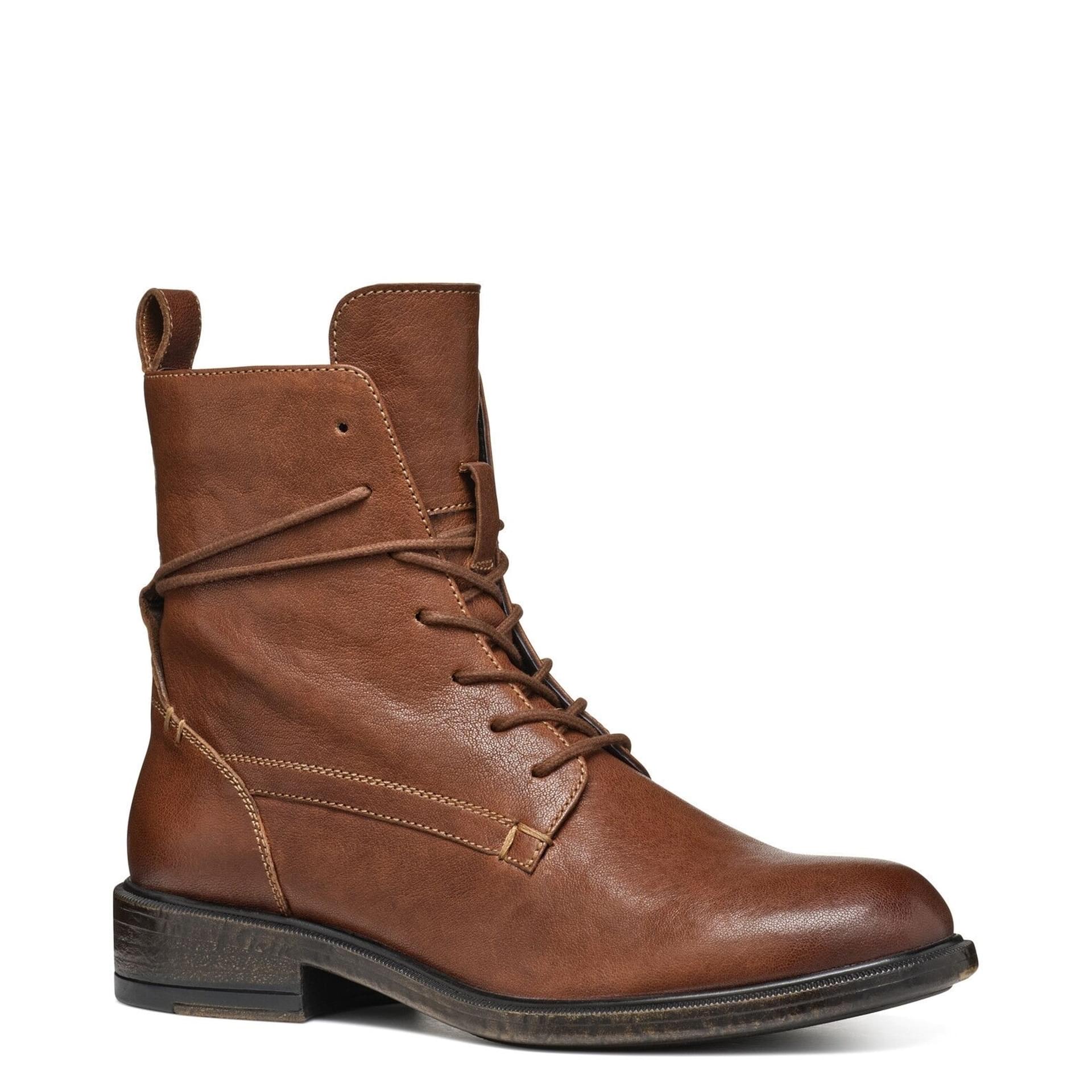 Geox Catria Enkellaarsjes D46LQD_00081 in Brown