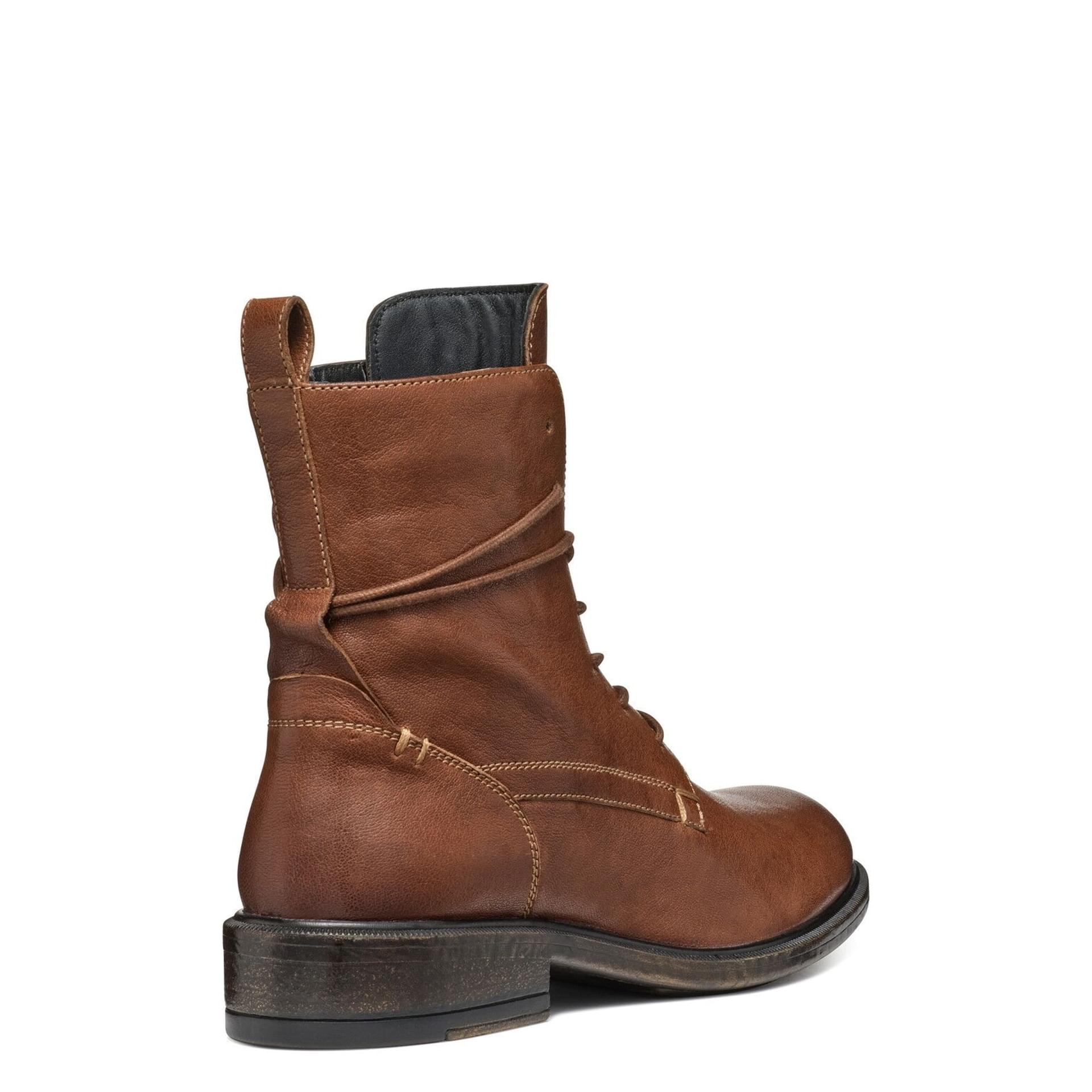 Geox Catria Enkellaarsjes D46LQD_00081 in Brown