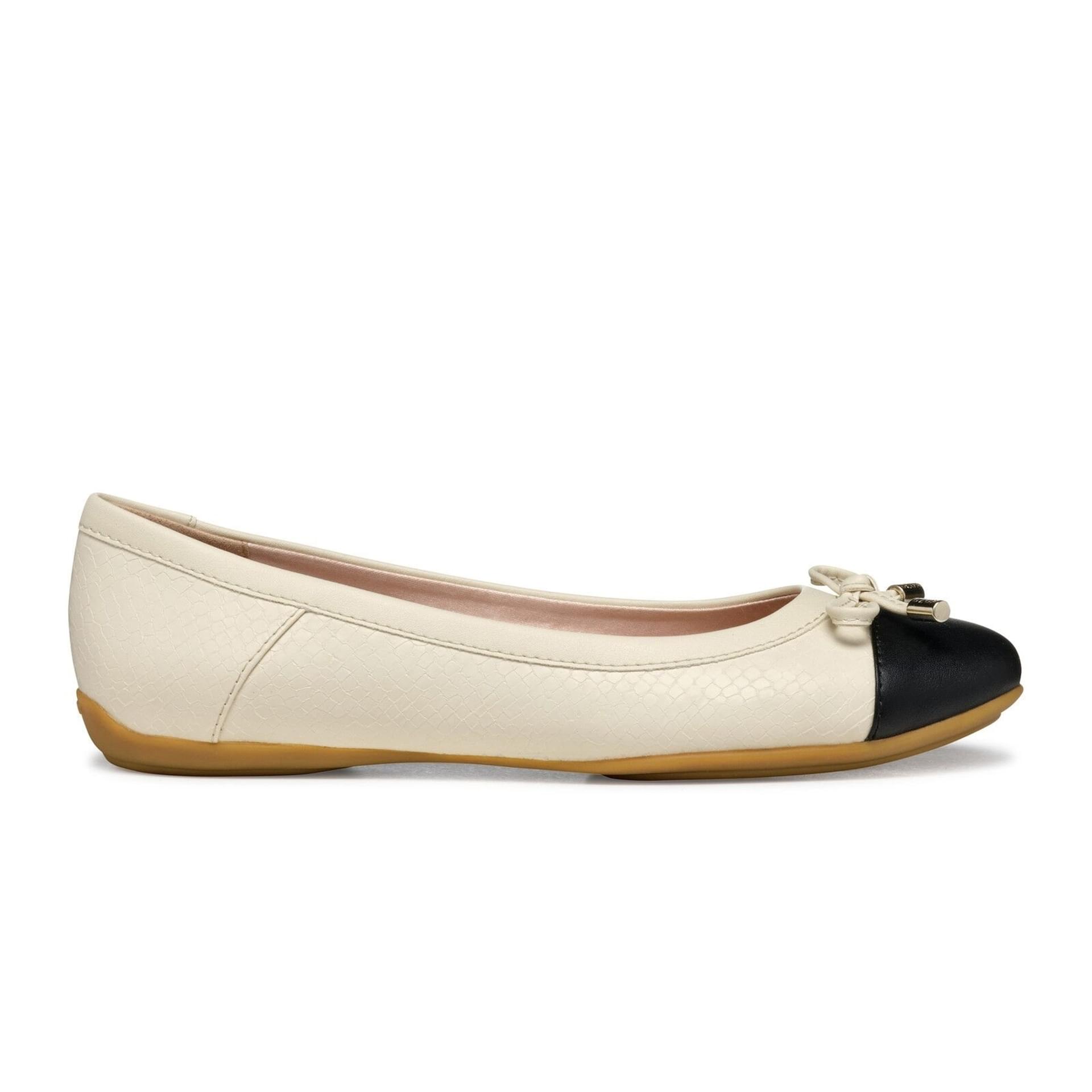 Geox Charlene Ballerinas D16Y7C_0ARBC in Papyrus/Black