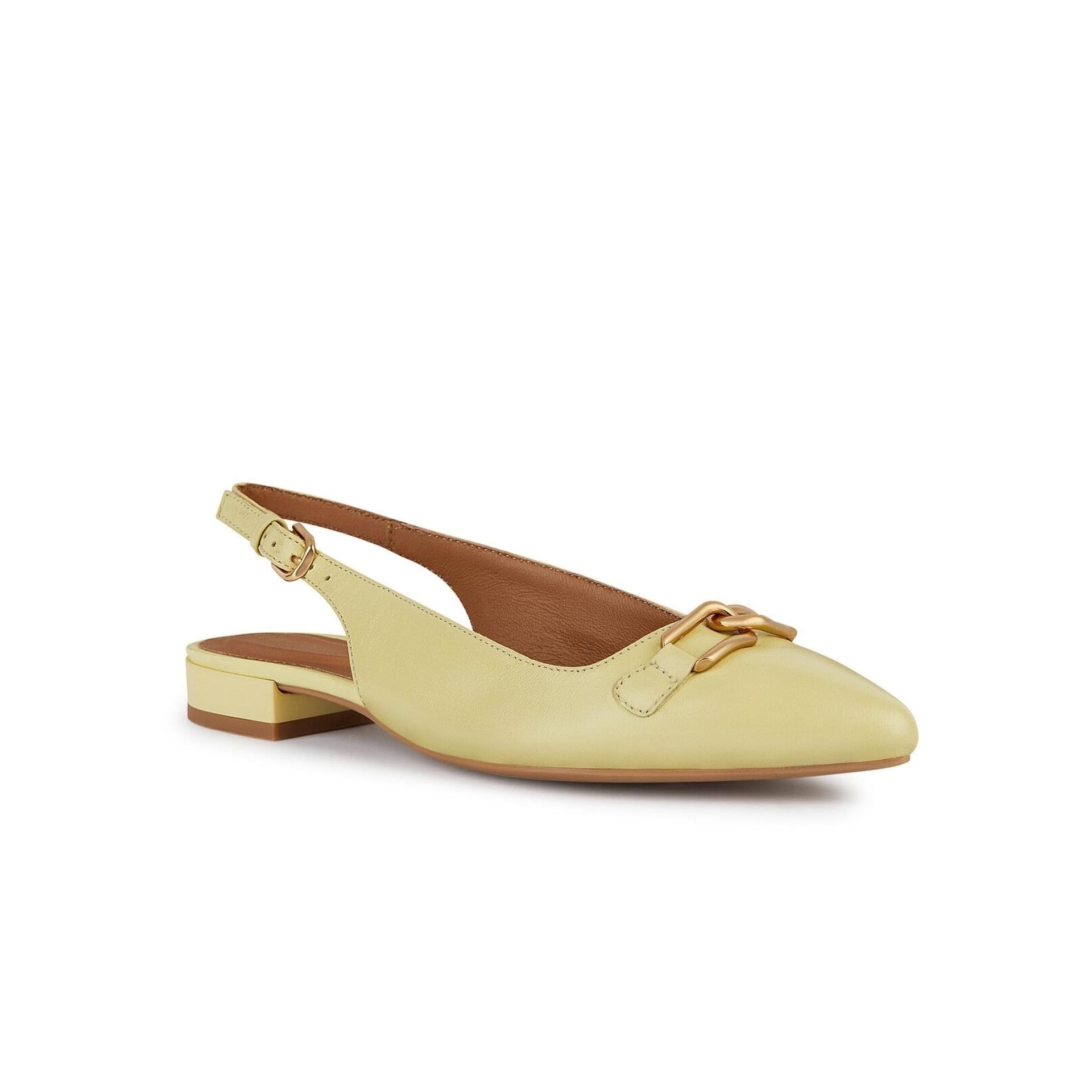 Geox Charyssa Ballerina's D459BB_000TU in Light Yellow