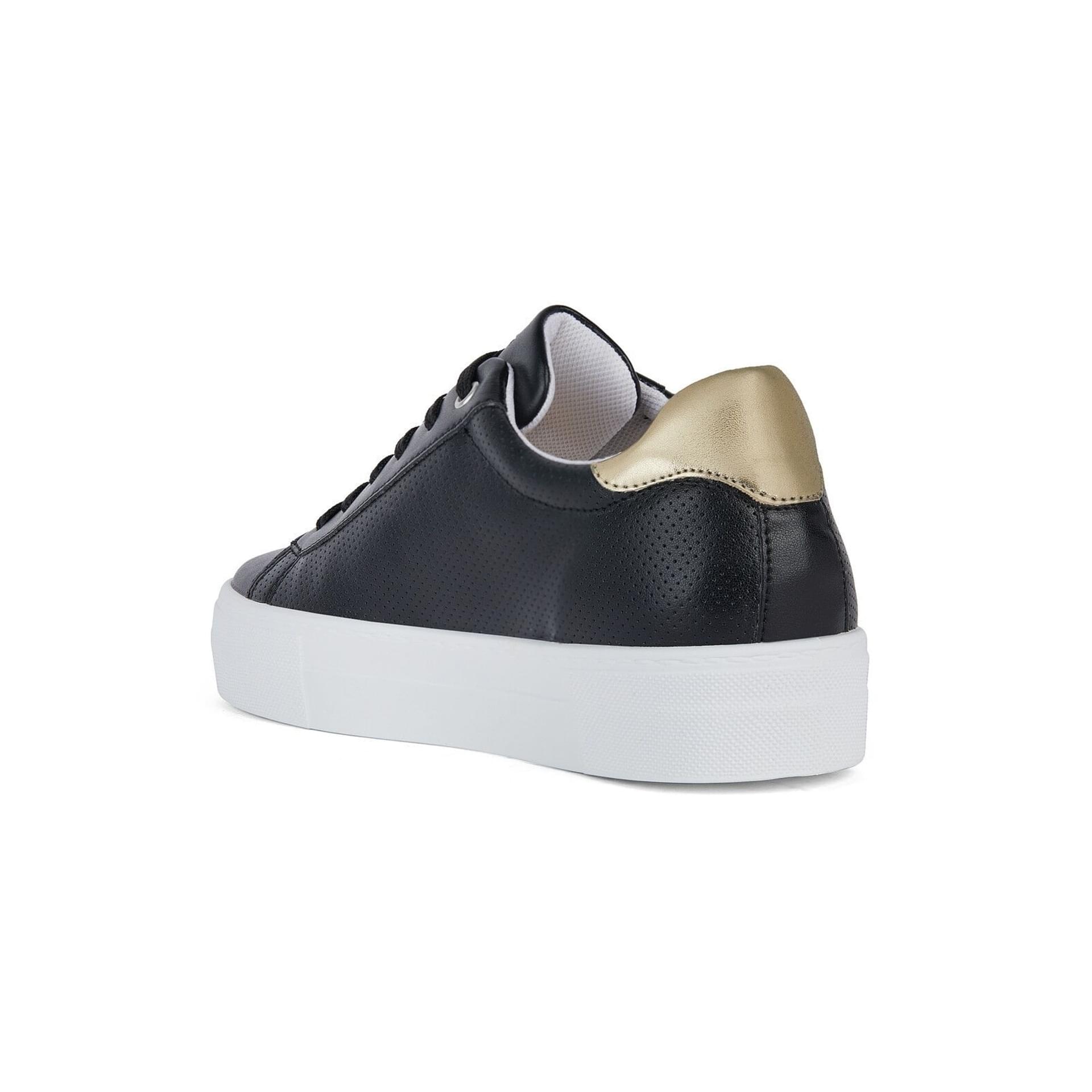 Geox Claudin Sneakers D45VWA_000BC in Black/Platinum