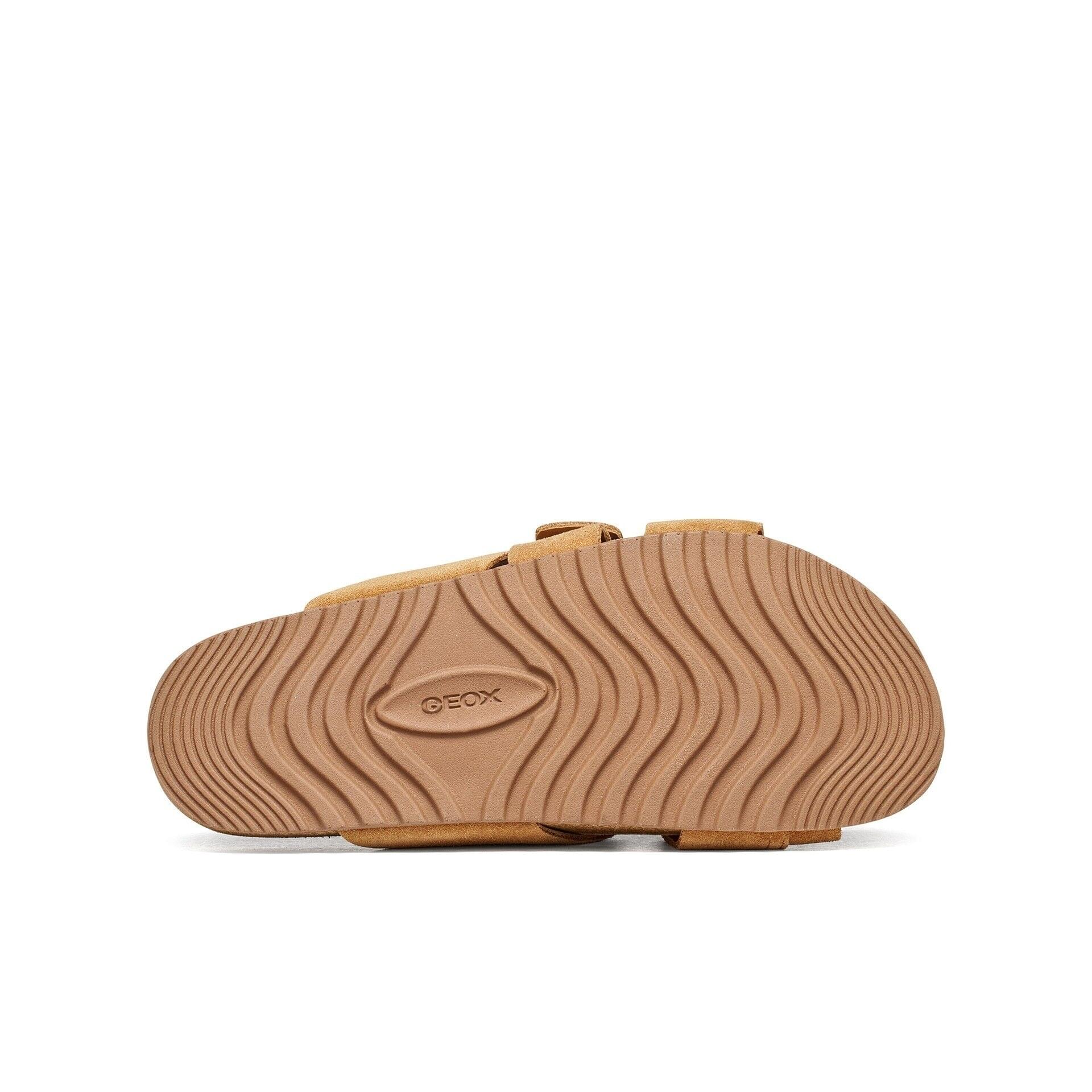 Geox Climasandal Cork Sandals D6714E_00022 in Whisky