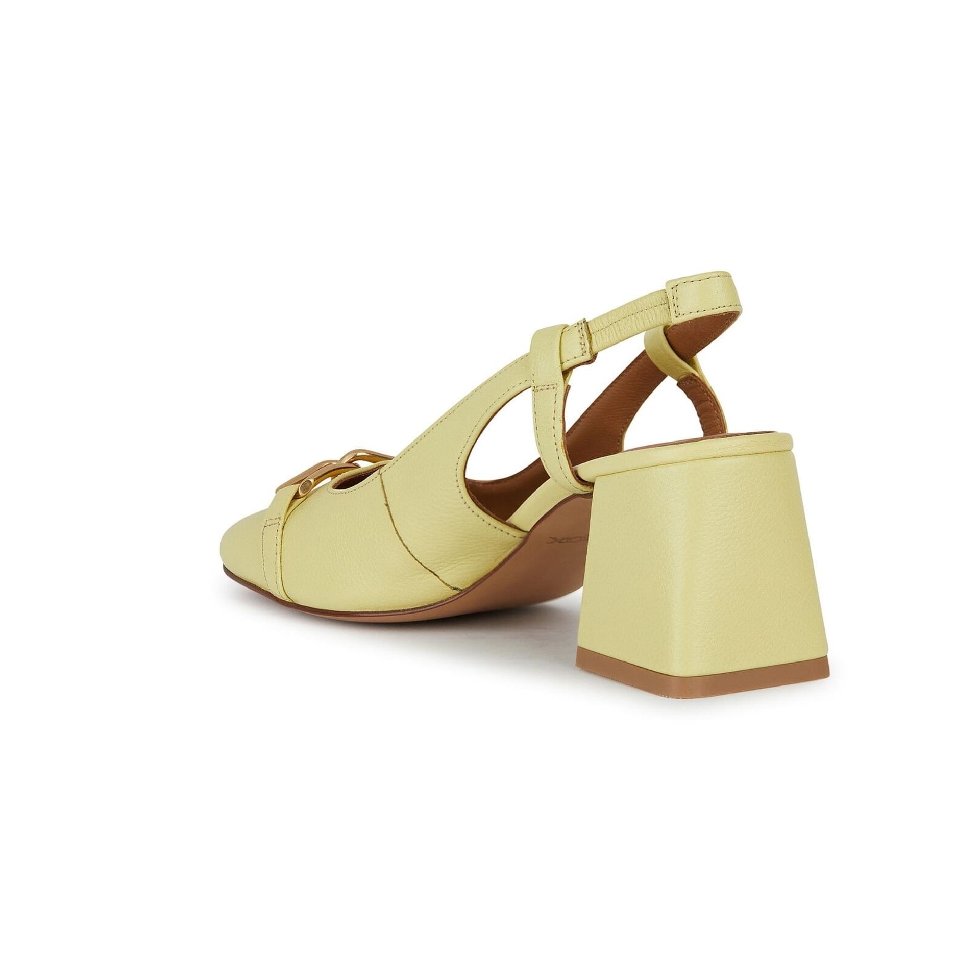 Geox Coronilla Heels D45D1A_00046 in Light Yellow