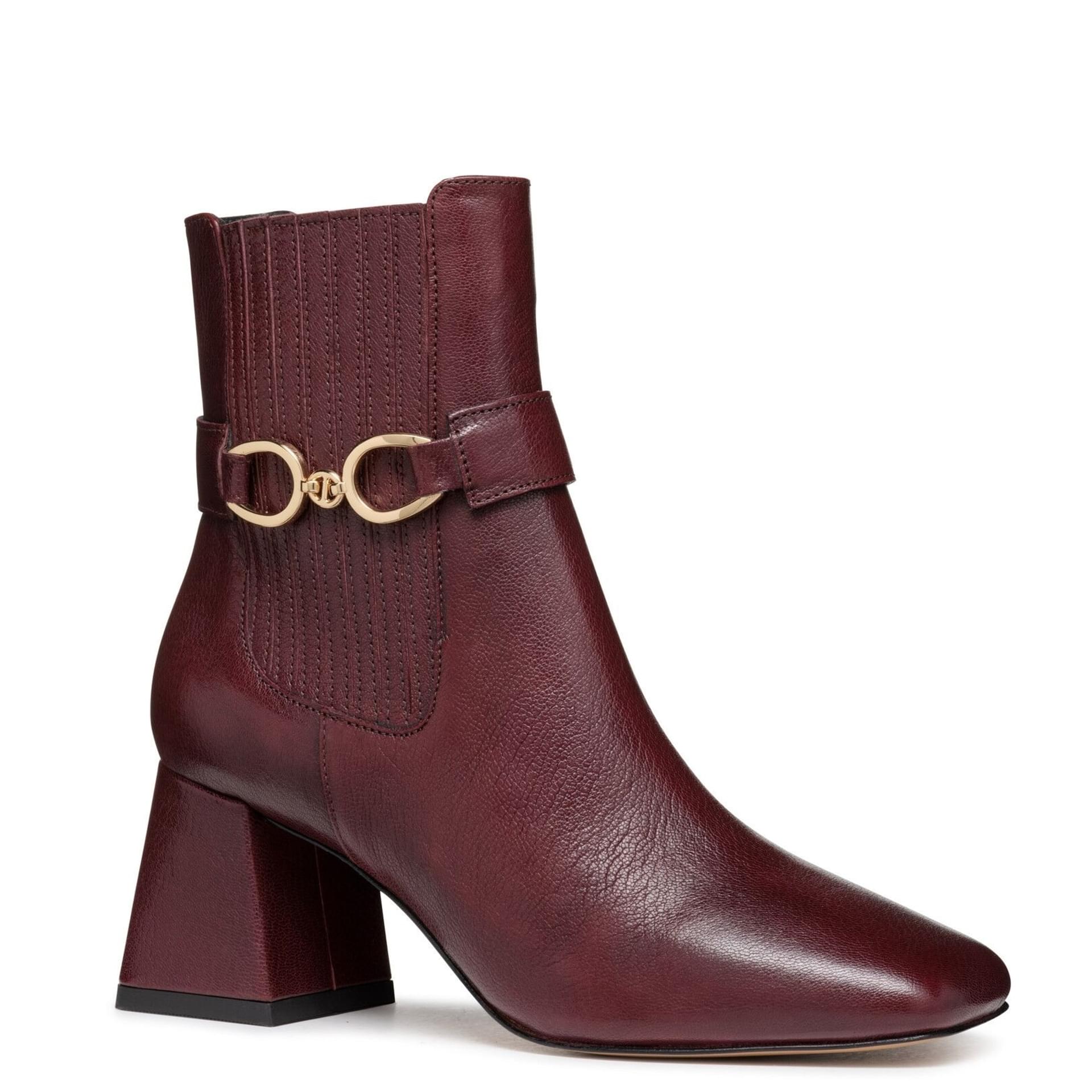 Geox Coronilla Ankle Boots D46D1D_000TC in Wine