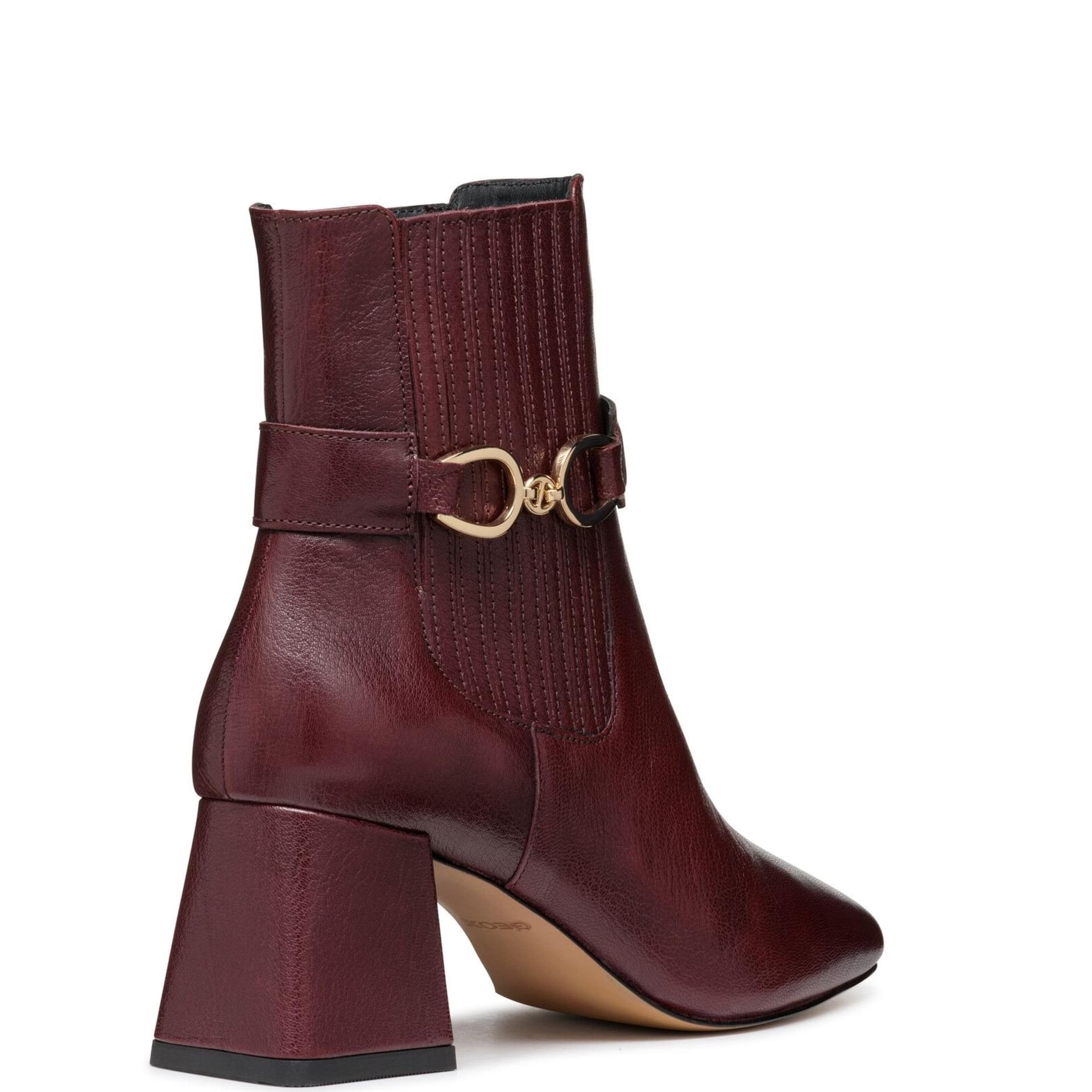 Geox Coronilla Ankle Boots D46D1D_000TC in Wine