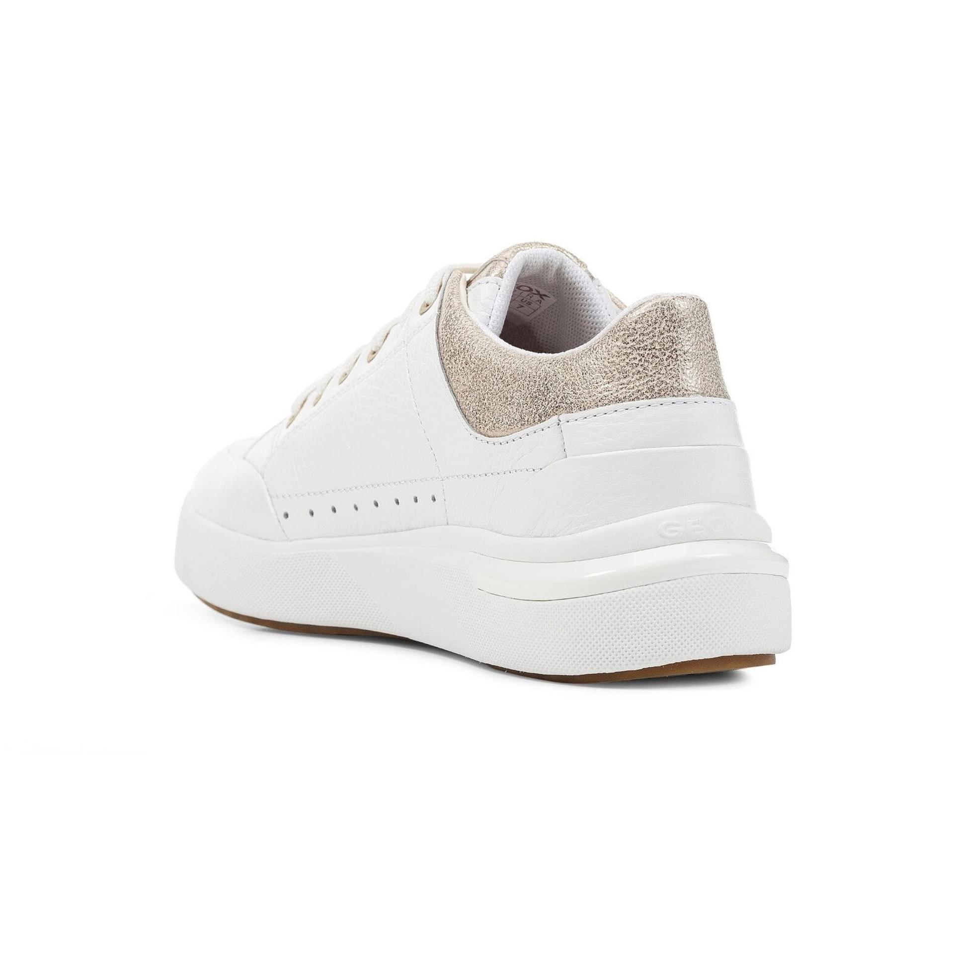 Geox Dalyla Sneakers D36QFA_046BN in White/Champagne