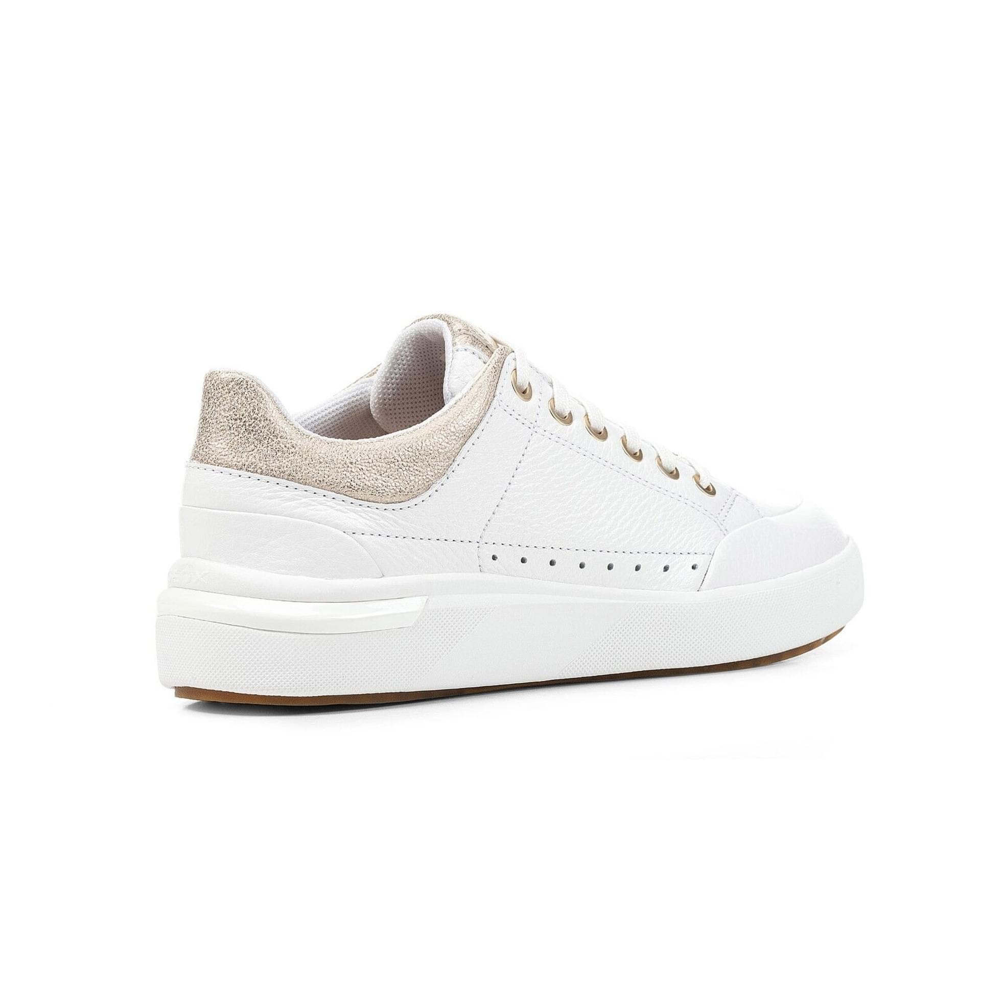 Geox Dalyla Sneakers D36QFA_046BN in White/Champagne