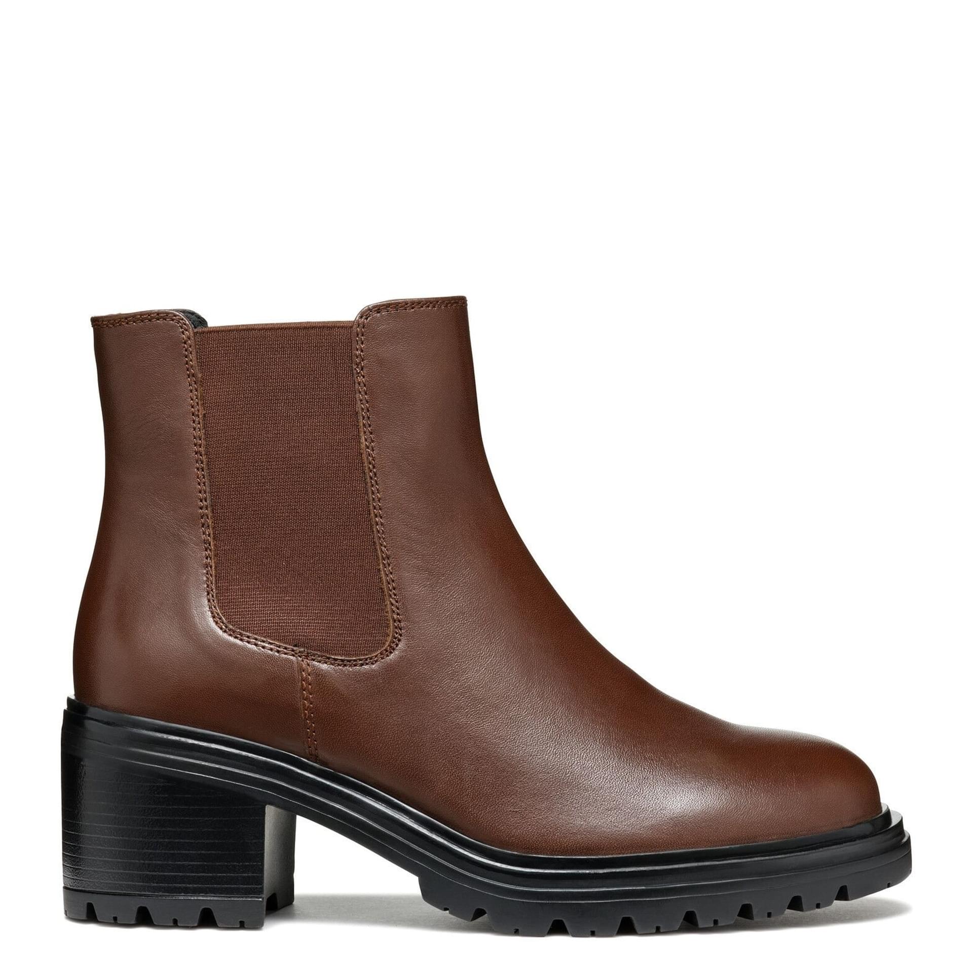 Geox Damiana Enkellaarsjes D16QCE_043NH in Dark Brown