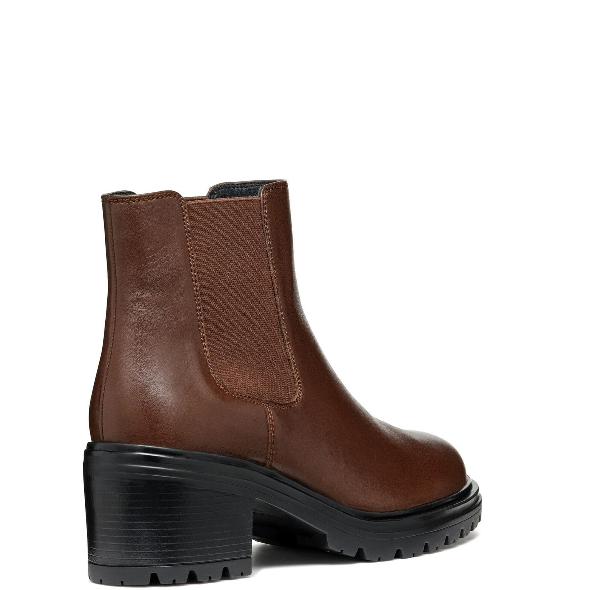 Geox Damiana Enkellaarsjes D16QCE_043NH in Dark Brown