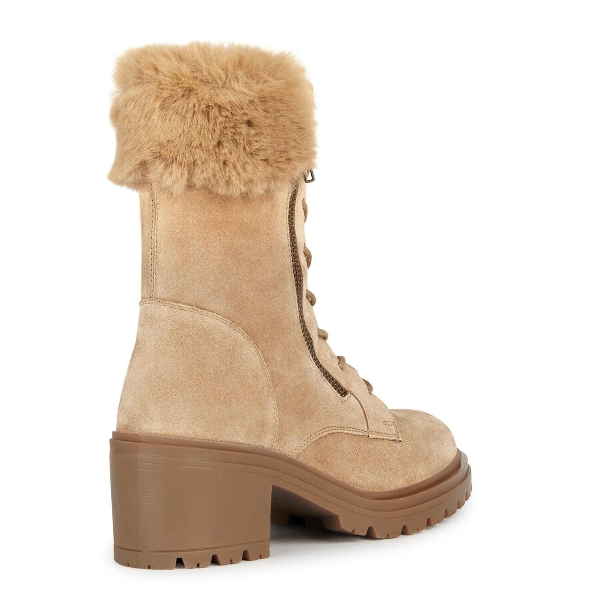 Geox Damiana Ankle Boots D36QCB_022BH in Toffee/Beige