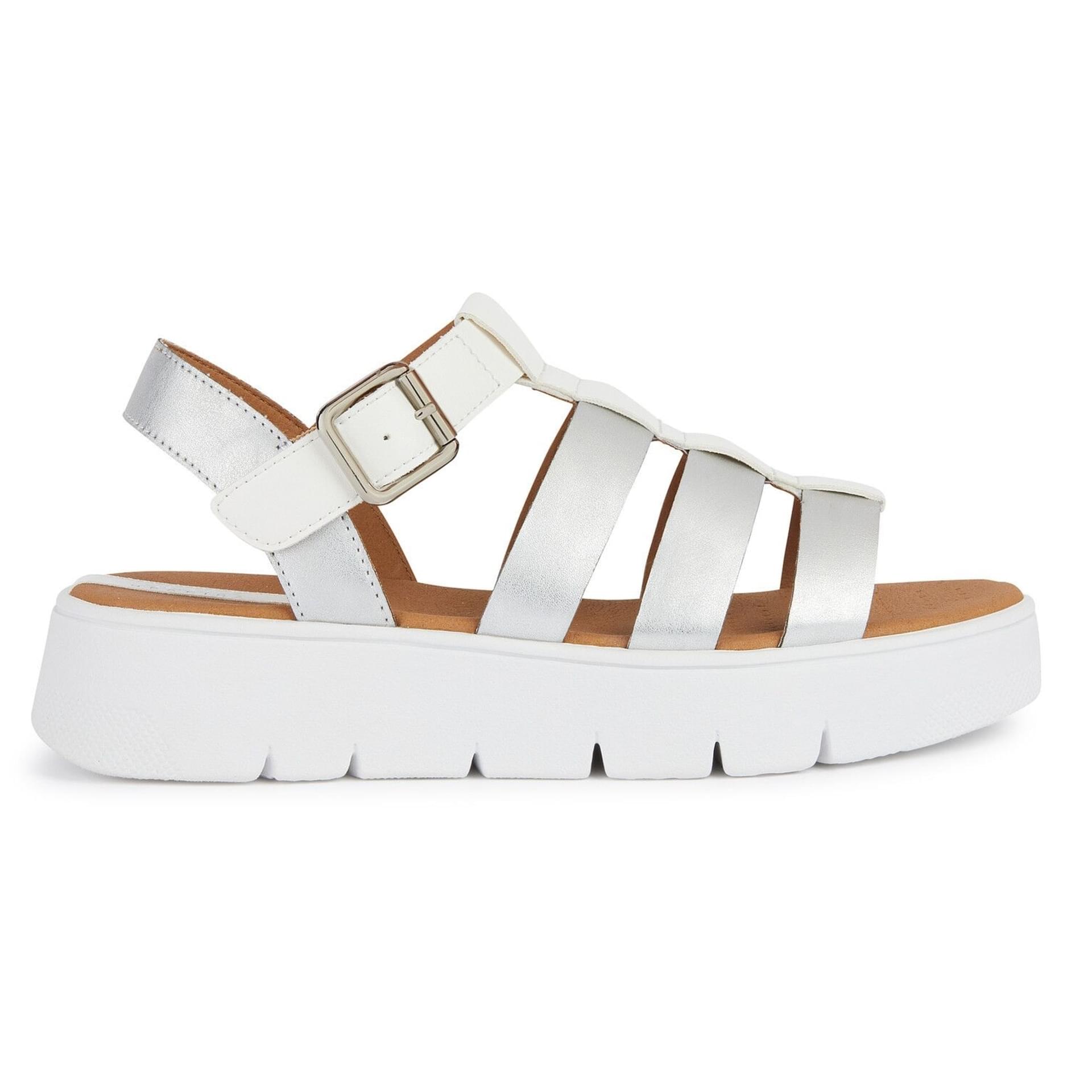 Geox Dandra 40 Sandals D45SCB_0CD54 in Off White/White