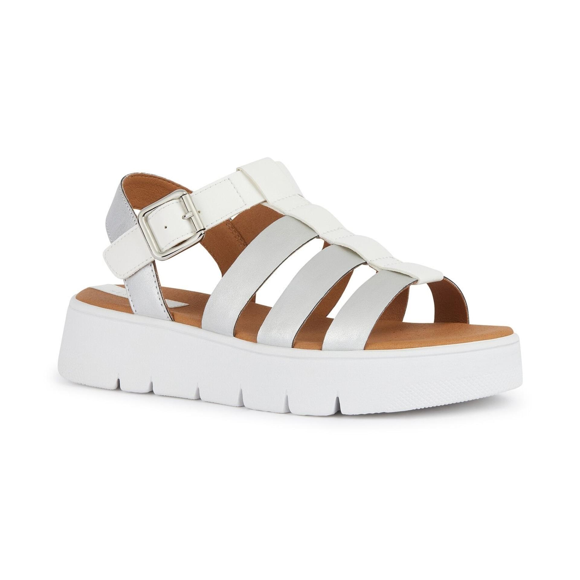 Geox Dandra 40 Sandals D45SCB_0CD54 in Off White/White