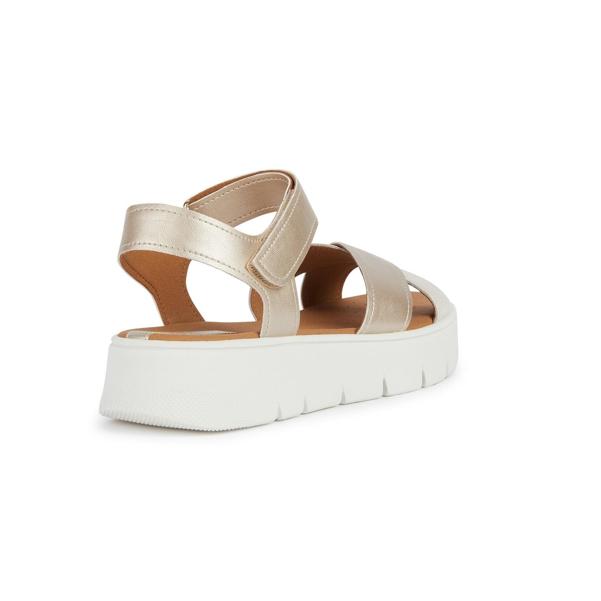 Geox Dandra 40 Sandals D45SCC_0AJ22 in Light Gold/Light Sand