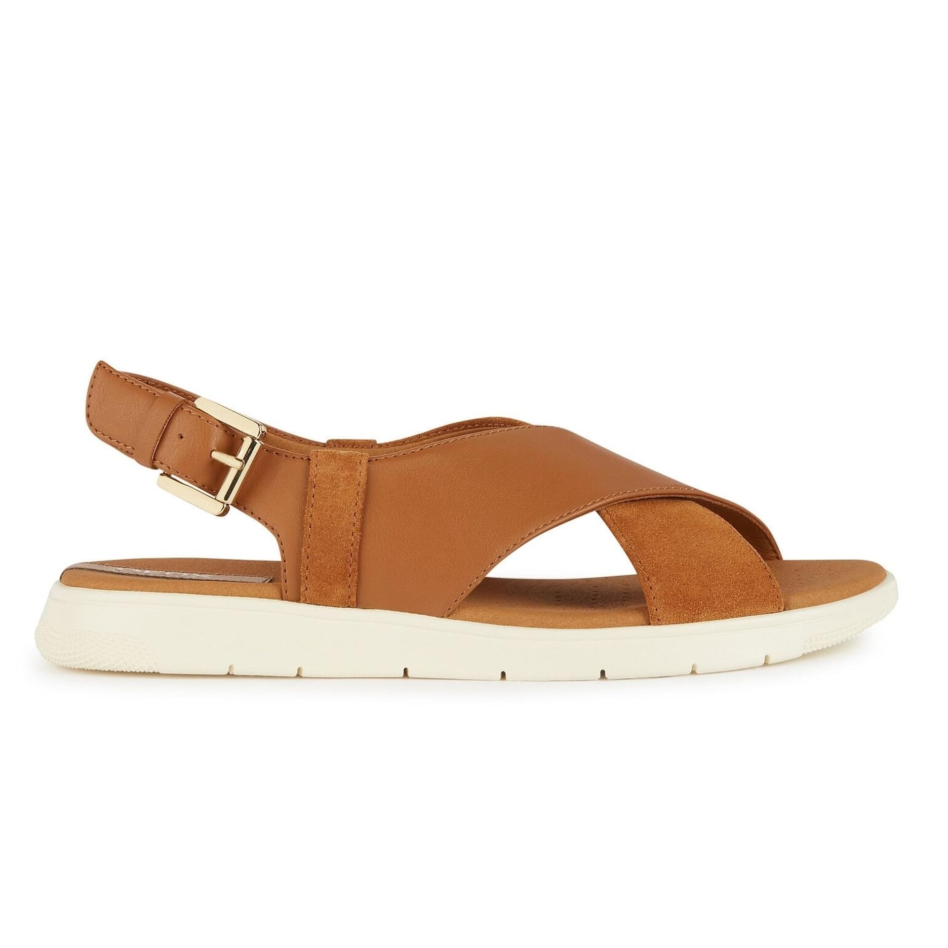 Geox Dandra Sandals D45NNB_05422 in Cognac