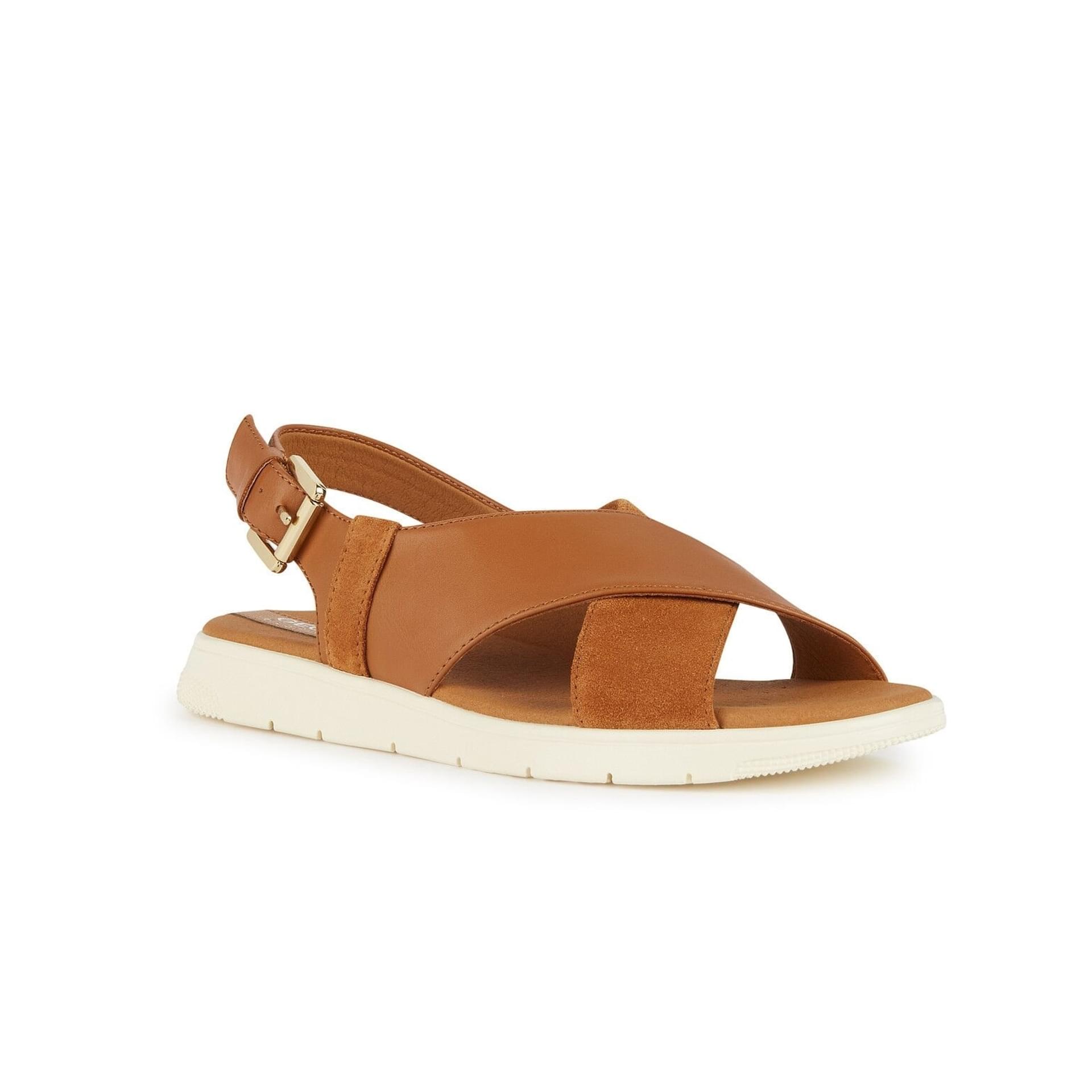 Geox Dandra Sandals D45NNB_05422 in Cognac