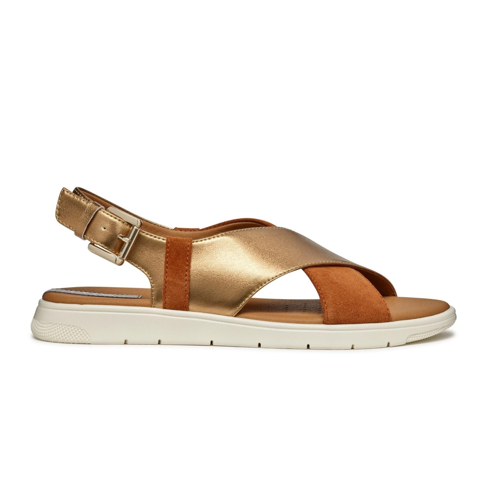 Geox Dandra Sandals D45NNB_0BN22 in Light Bronze/Ochre