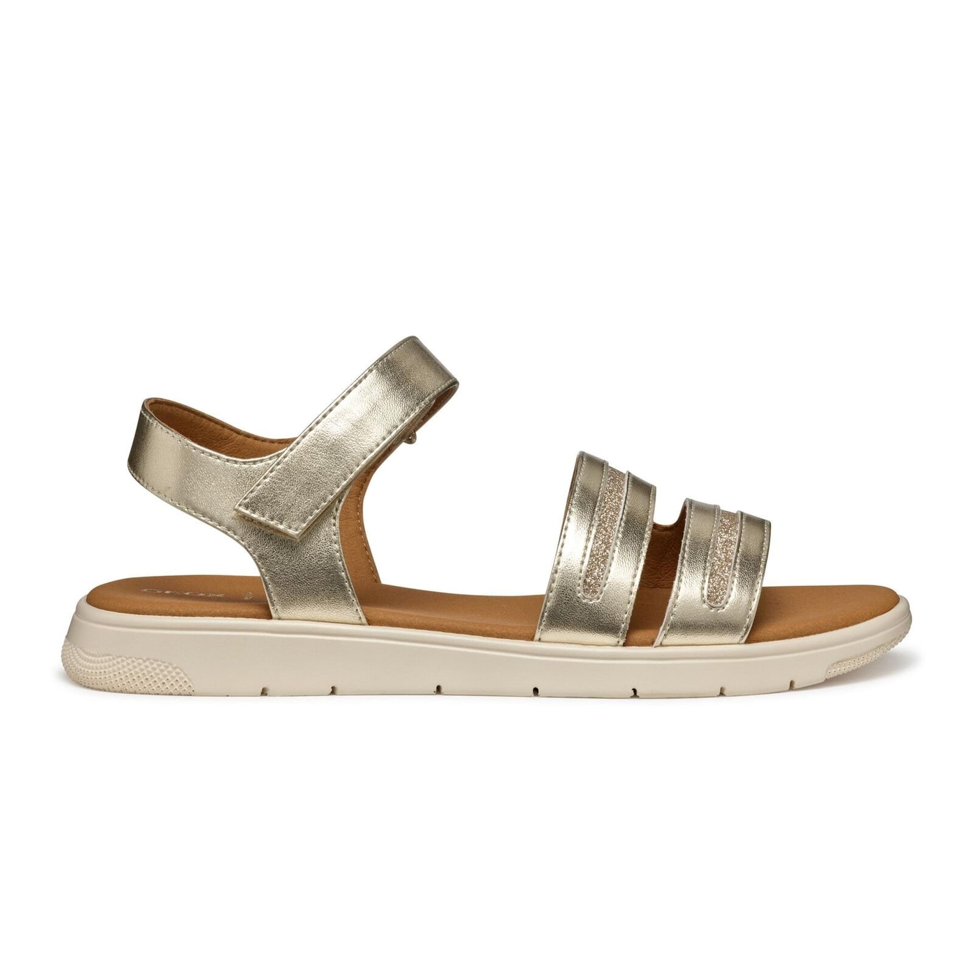 Geox Dandra Sandals D55NNE_0BNEW in Light Gold