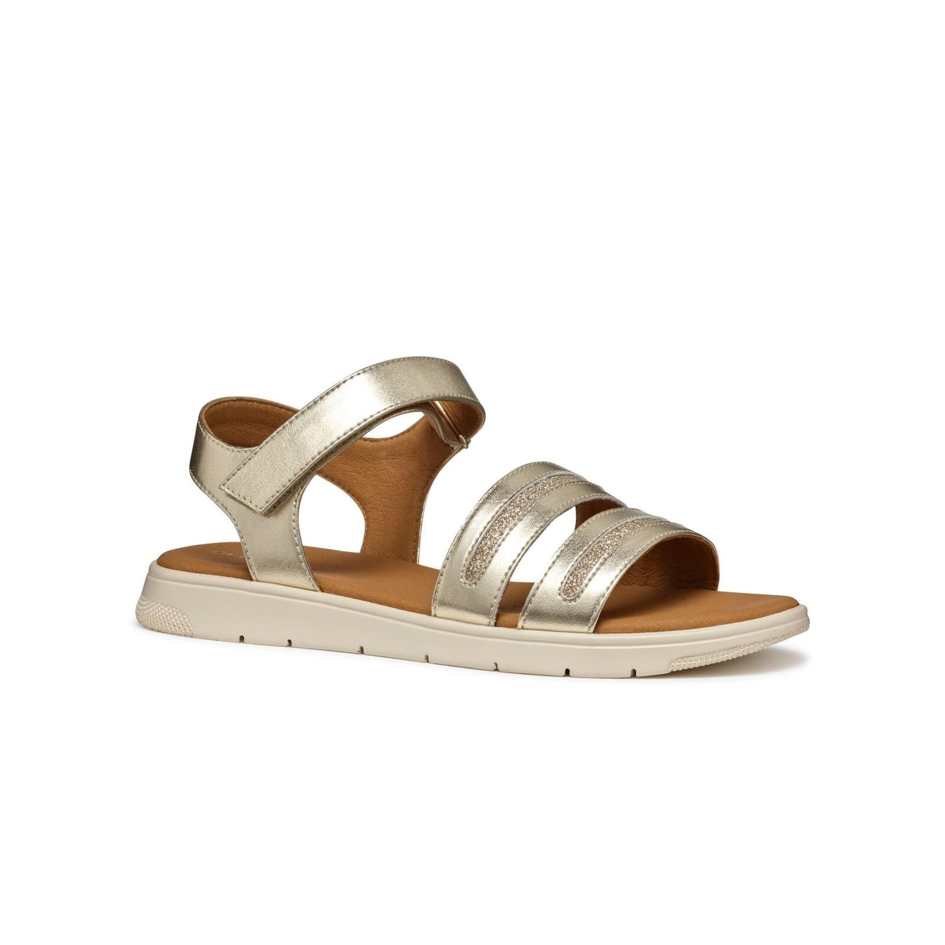 Geox Dandra Sandals D55NNE_0BNEW in Light Gold