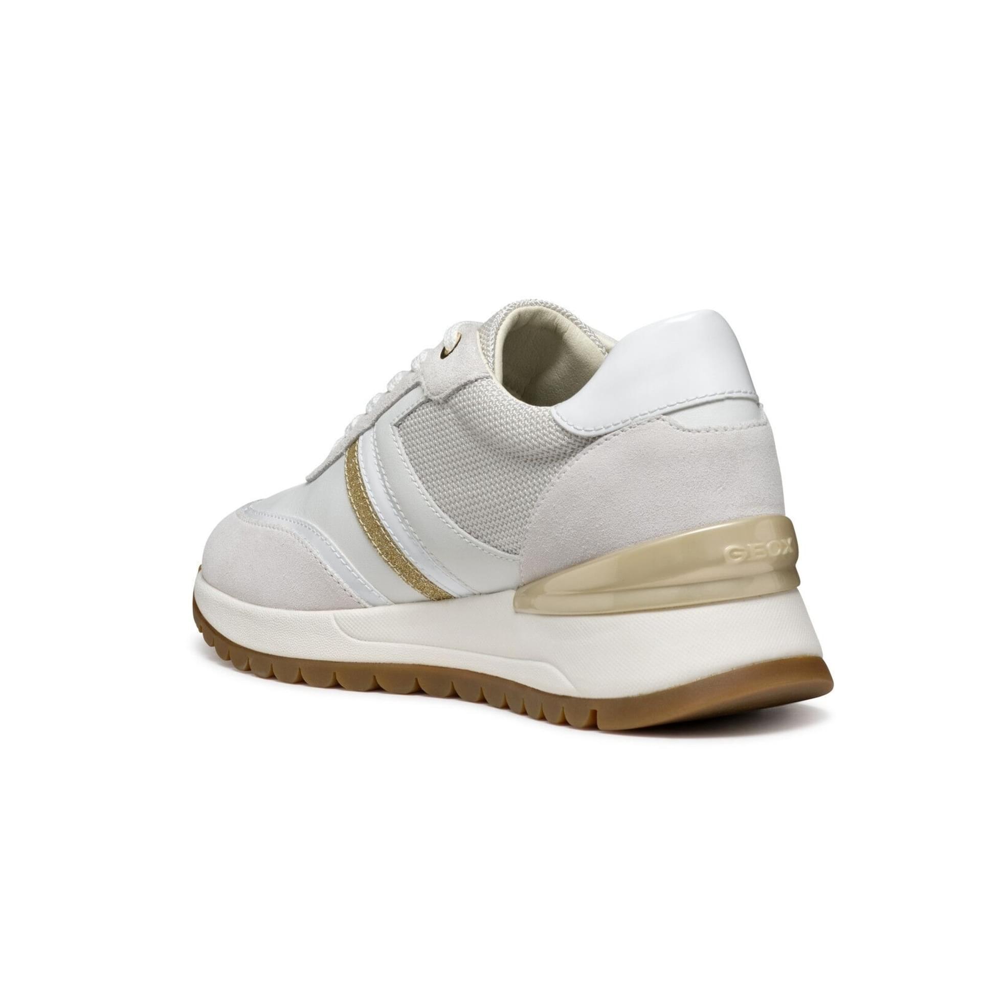 Geox Desya Sneakers D3500A_08520 in White/Gold