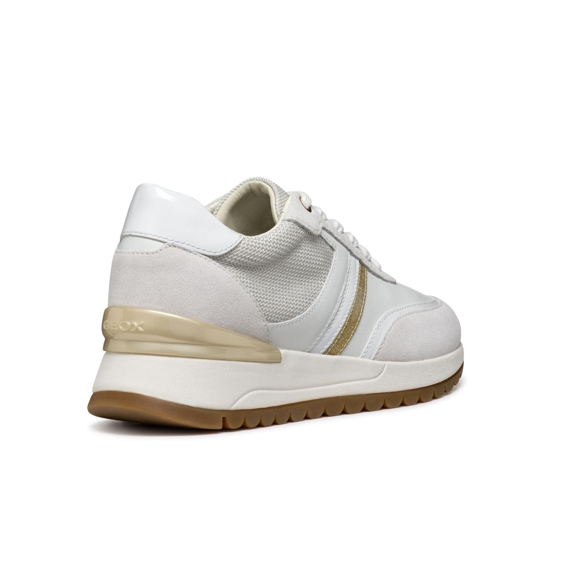 Geox Desya Sneakers D3500A_08520 in White/Gold