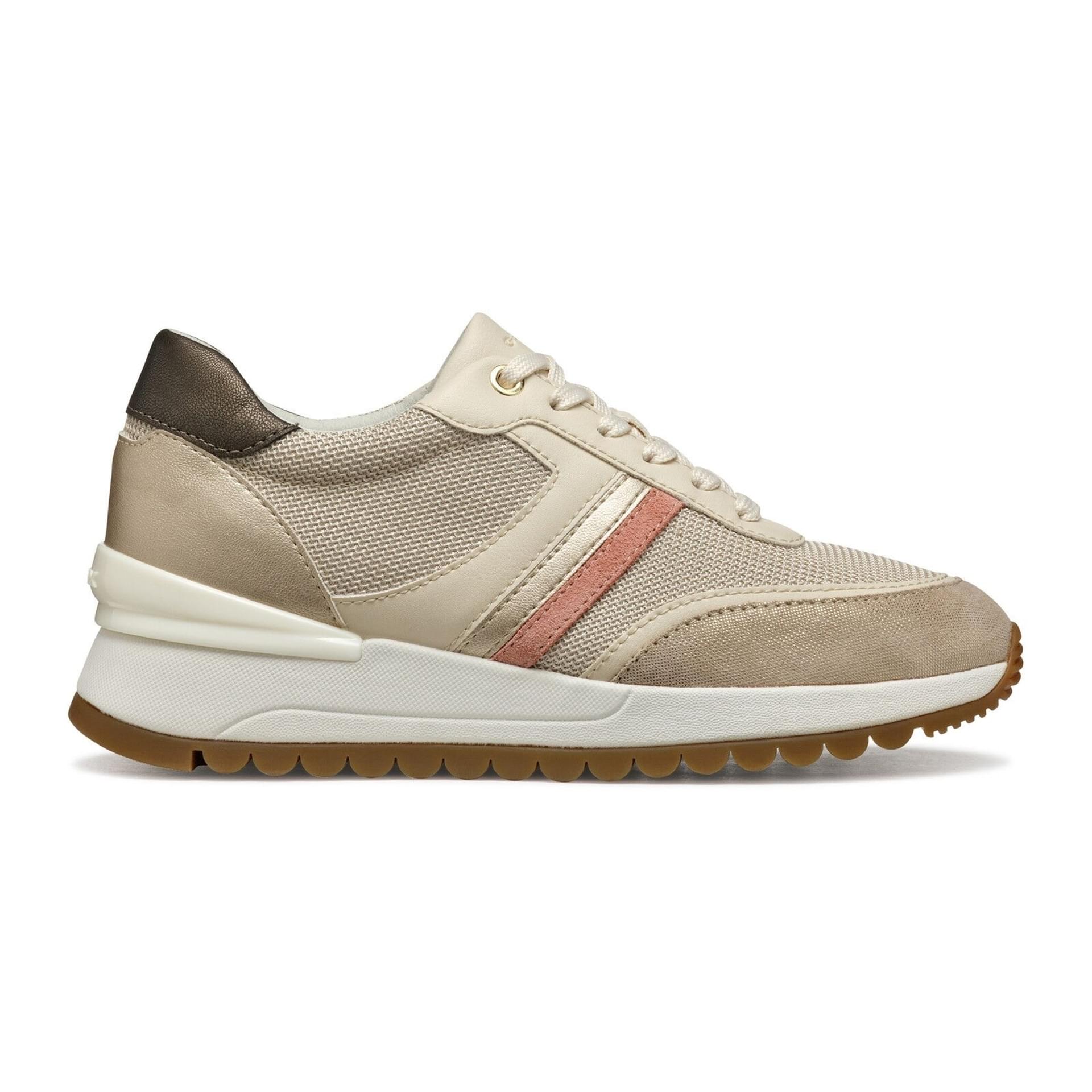 Geox Desya Sneakers D3500A_0AS54 in Light Taupe/Light Gold