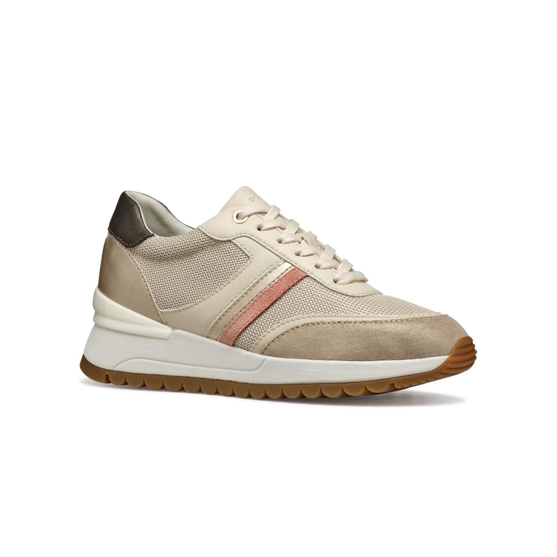 Geox Desya Sneakers D3500A_0AS54 in Light Taupe/Light Gold