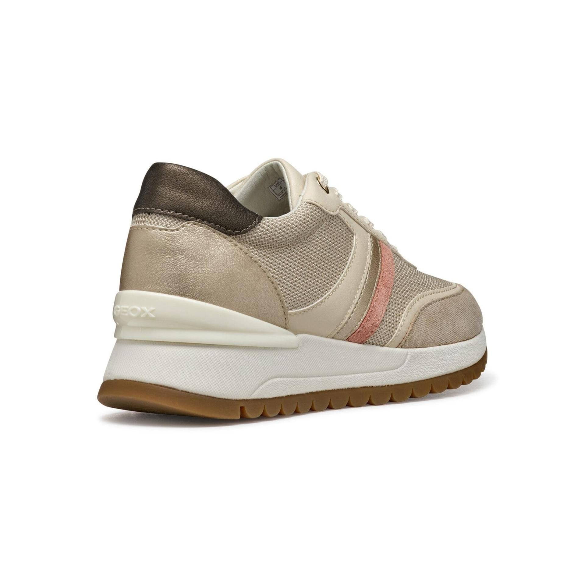 Geox Desya Sneakers D3500A_0AS54 in Light Taupe/Light Gold