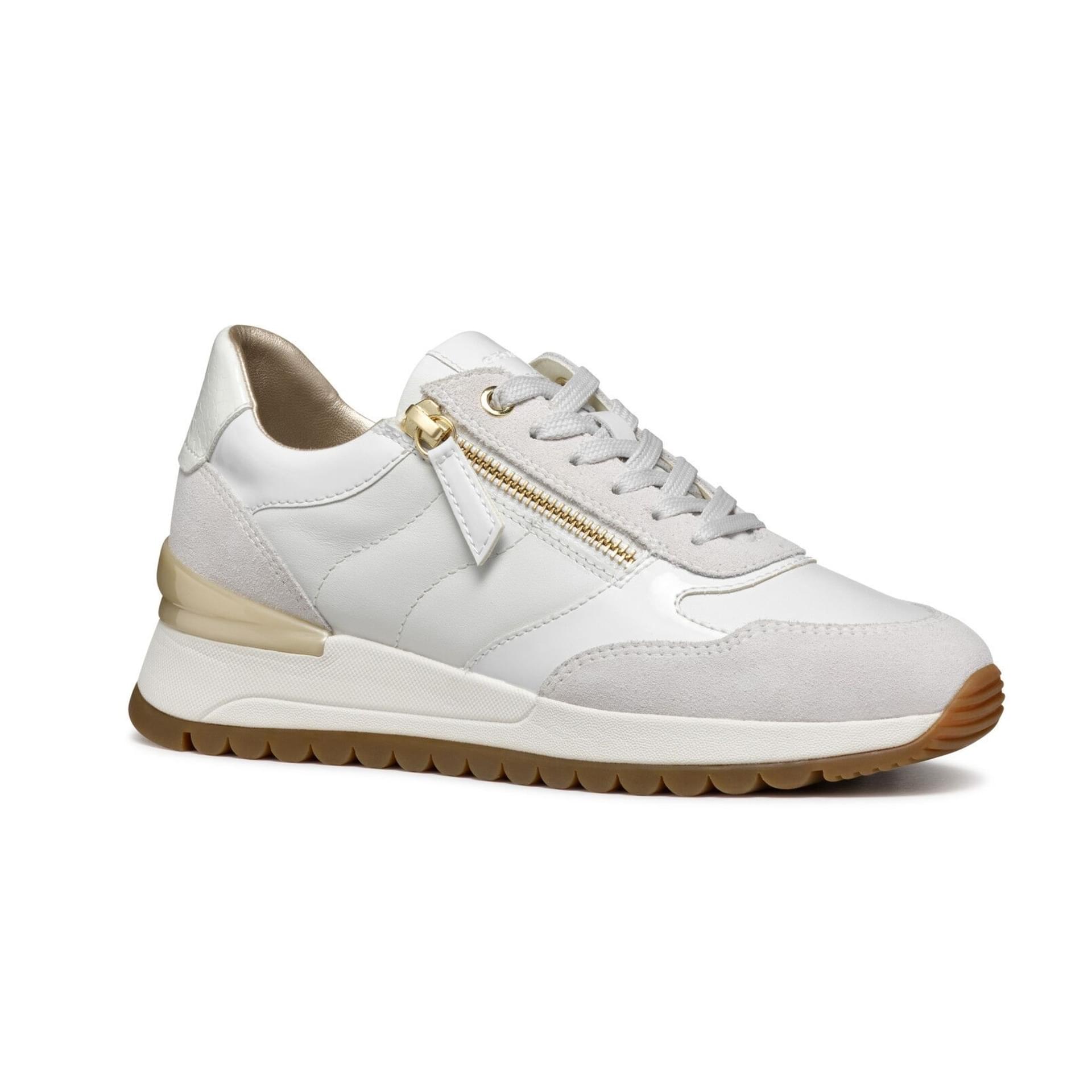 Geox Desya Sneakers D4600A_08522 in White/Off White