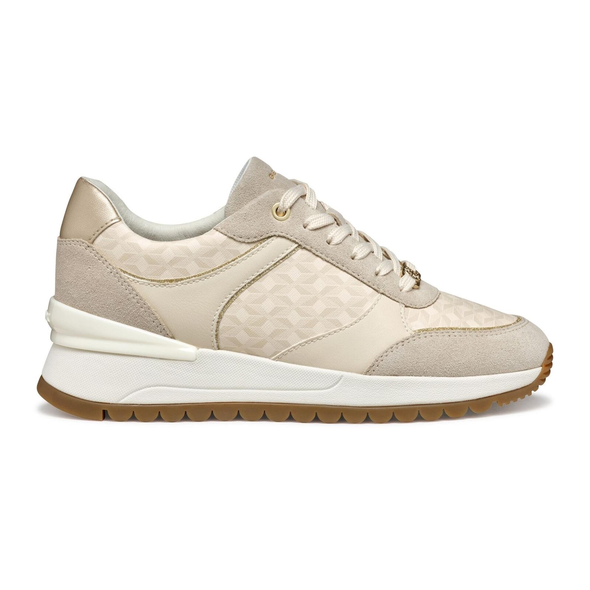 Geox Desya Sneakers D5500A_00422 in Papyrus/Light Taupe