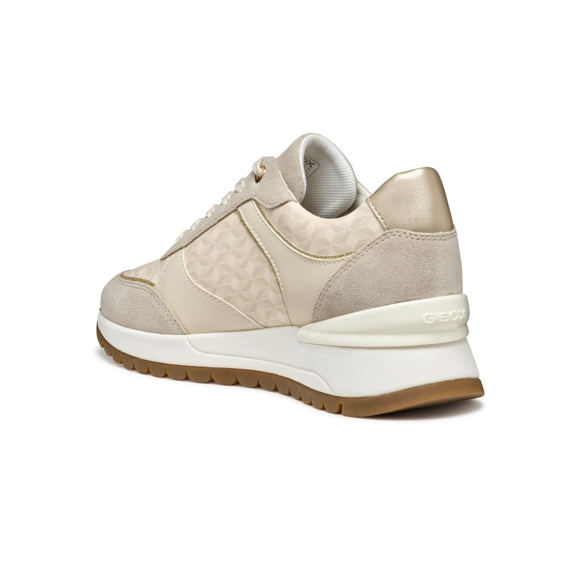 Geox Desya Sneakers D5500A_00422 in Papyrus/Light Taupe