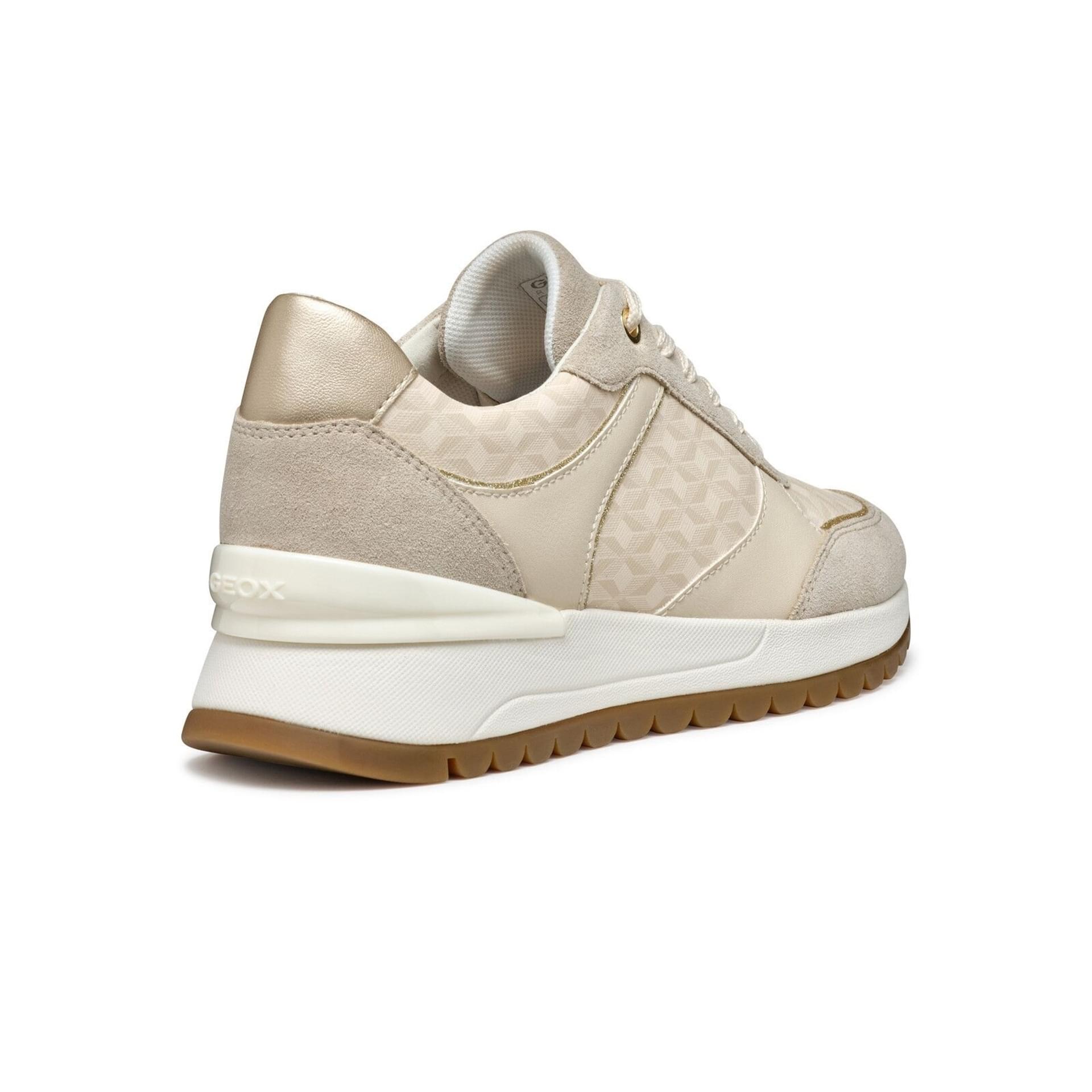 Geox Desya Sneakers D5500A_00422 in Papyrus/Light Taupe