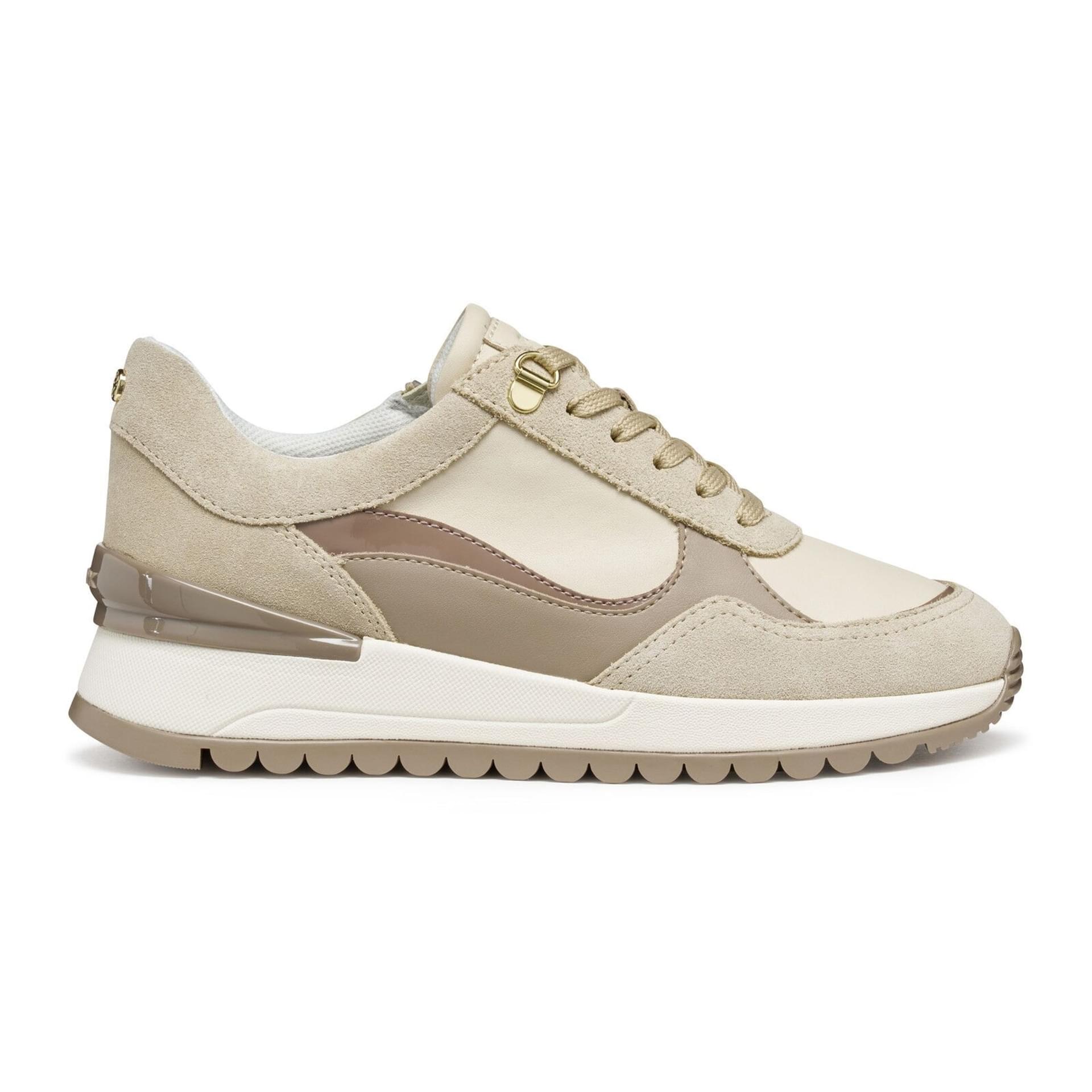 Geox Desya Sneakers D5600A_02285 in Light Taupe/Papyrus