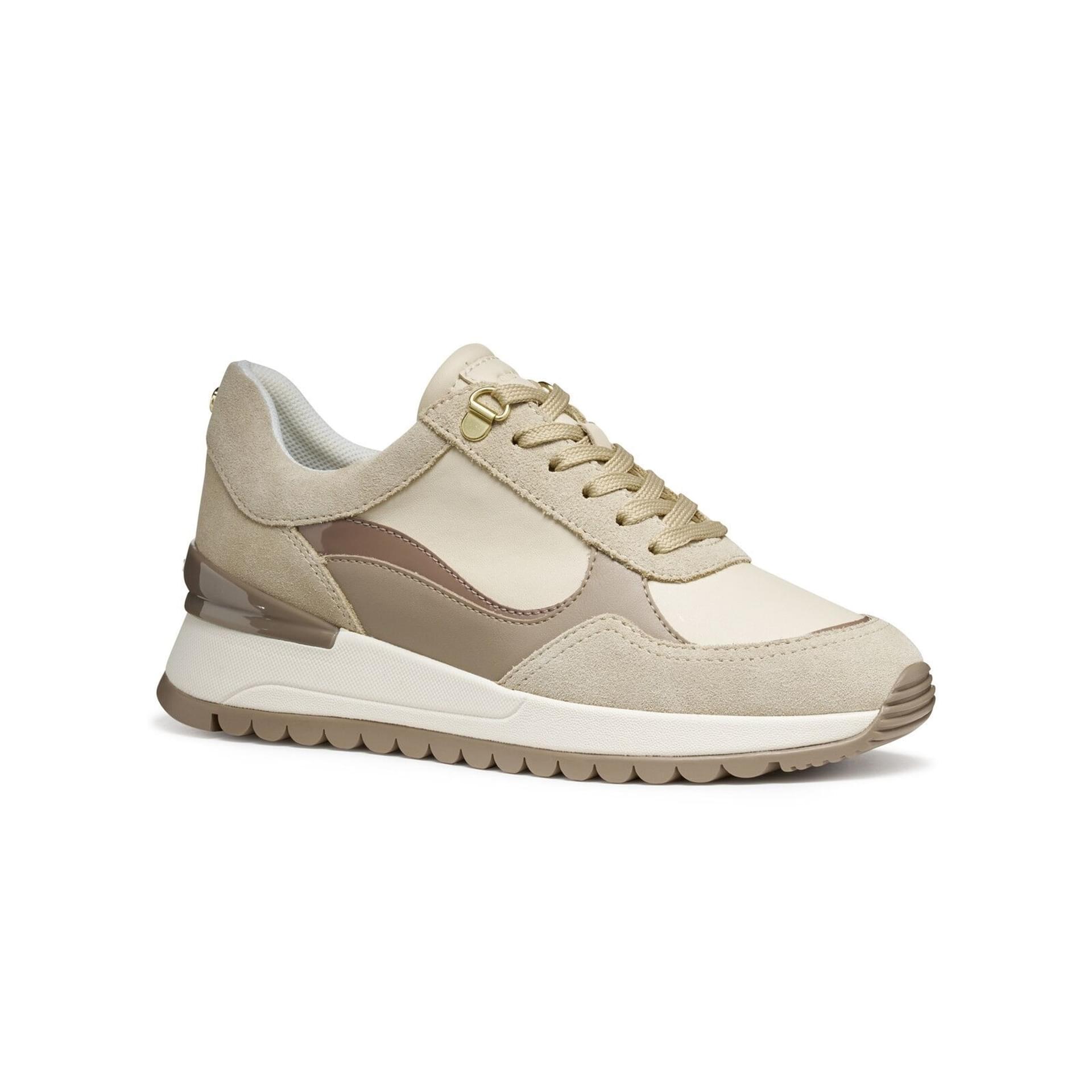Geox Desya Sneakers D5600A_02285 in Light Taupe/Papyrus