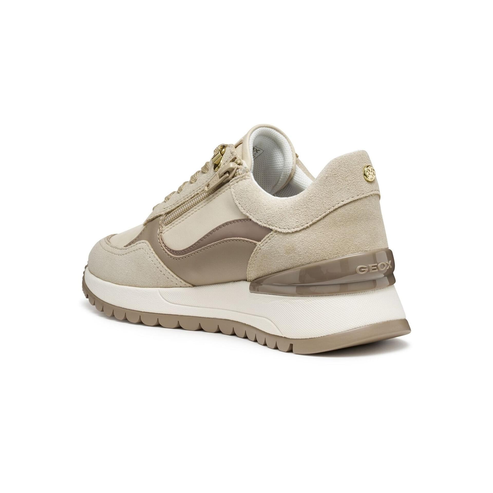 Geox Desya Sneakers D5600A_02285 in Light Taupe/Papyrus