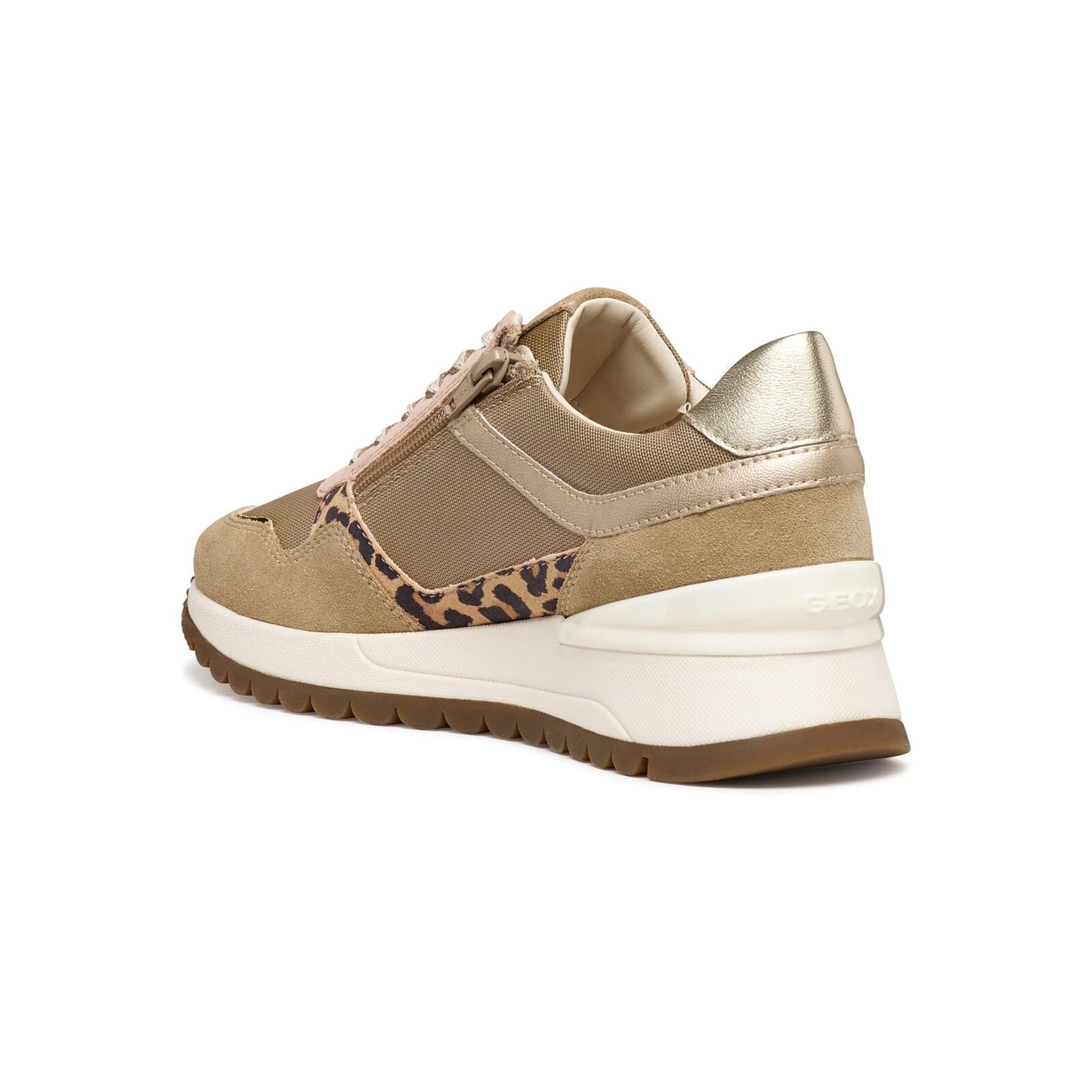 Geox Desya Sneakers D6500A_01120 in Light Taupe/Cream