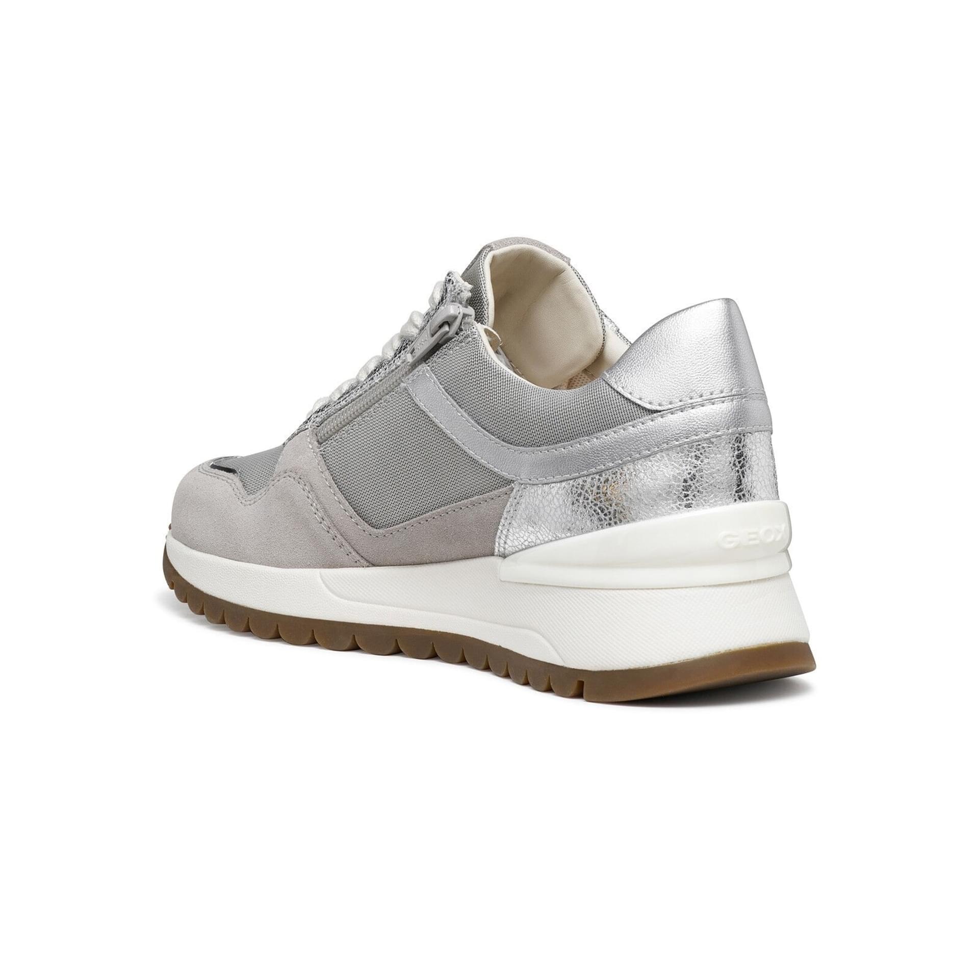 Geox Desya Sneakers D6500A_01122 in Off White/Silver