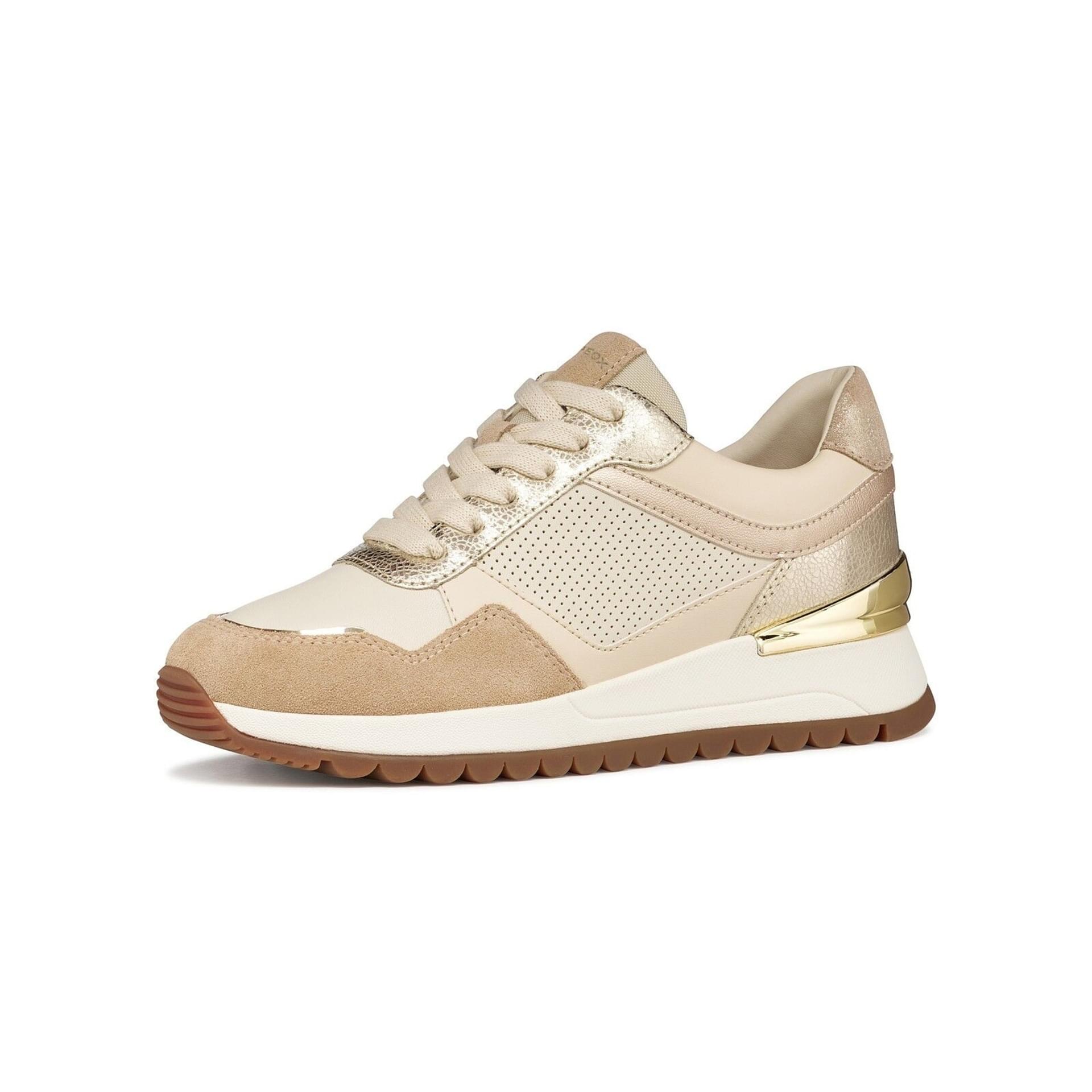 Geox Desya Sneakers D6500A_085CF in Papyrus/Light Gold