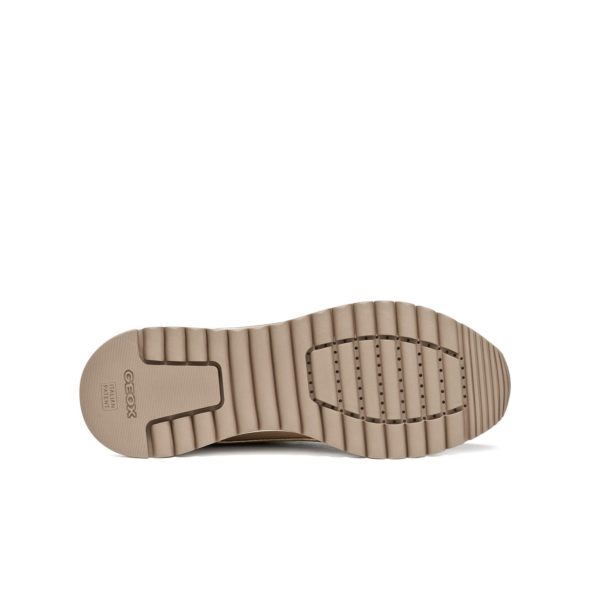 Geox Desya Sneakers in Beige/Light Gold, zool (SKU D6600A_085BN--C5379)