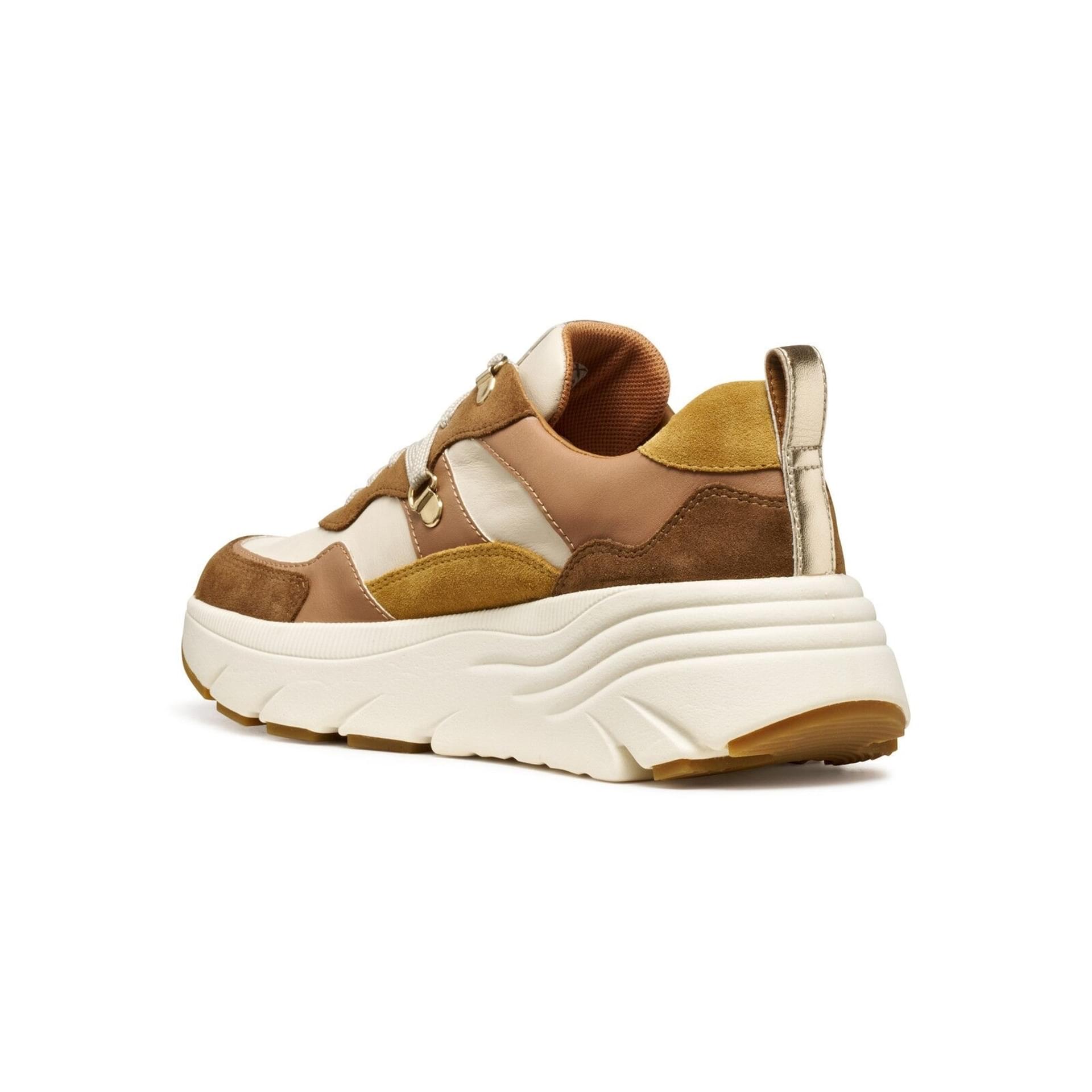 Geox Diamanta Sneakers D36UFE_022BC in Mud/Beige