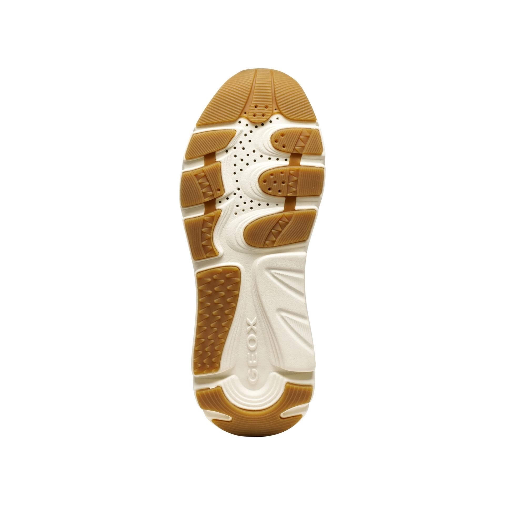 Geox Diamanta Sneakers in Black/Cognac, zool (SKU D36UFE_05485--C9209)