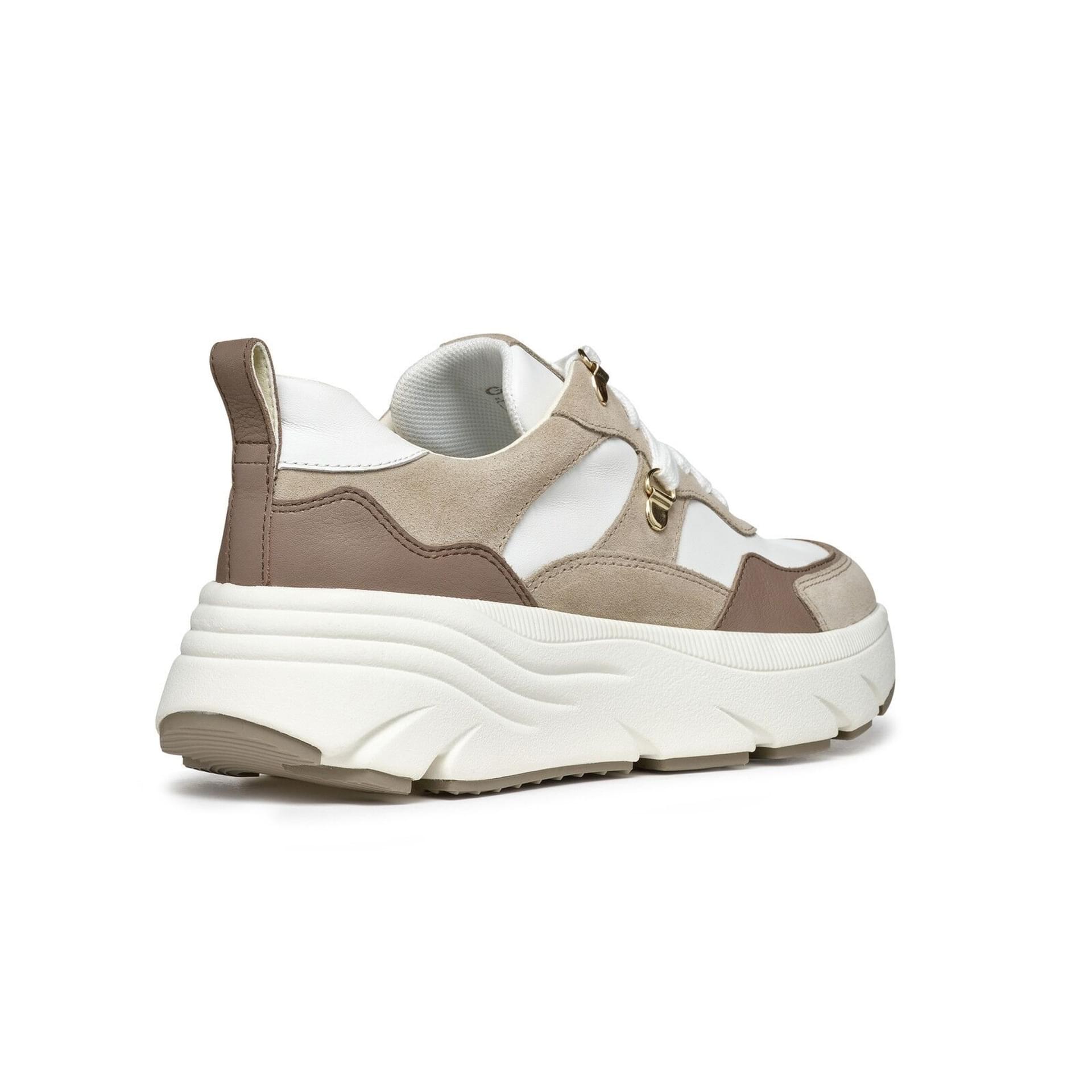Geox Diamanta Sneakers D36UFE_08522 in White/Sand