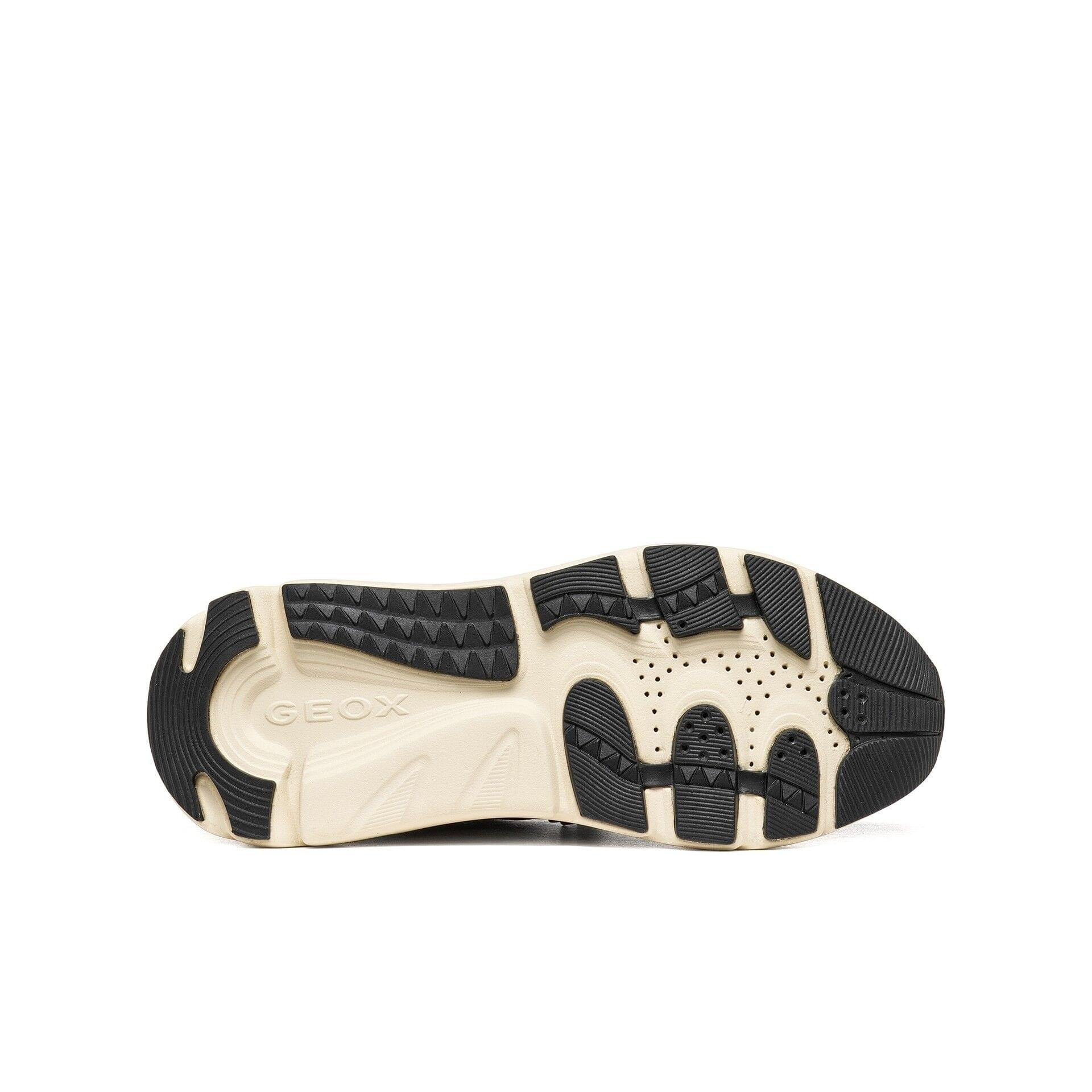 Geox Diamanta Sneakers in Nut/Black, sole (SKU D36UFE_0NX22--CM69B)