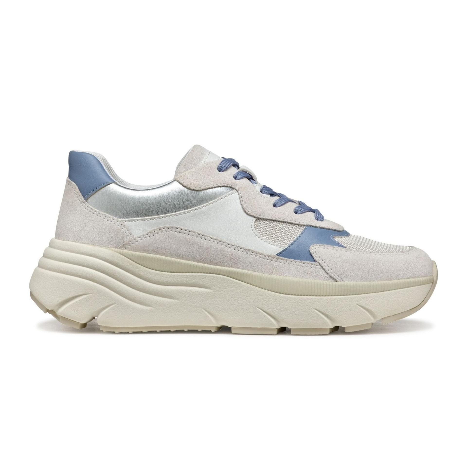 Geox Diamanta Sneakers D45UFB_05422 in Light Blue/Off White