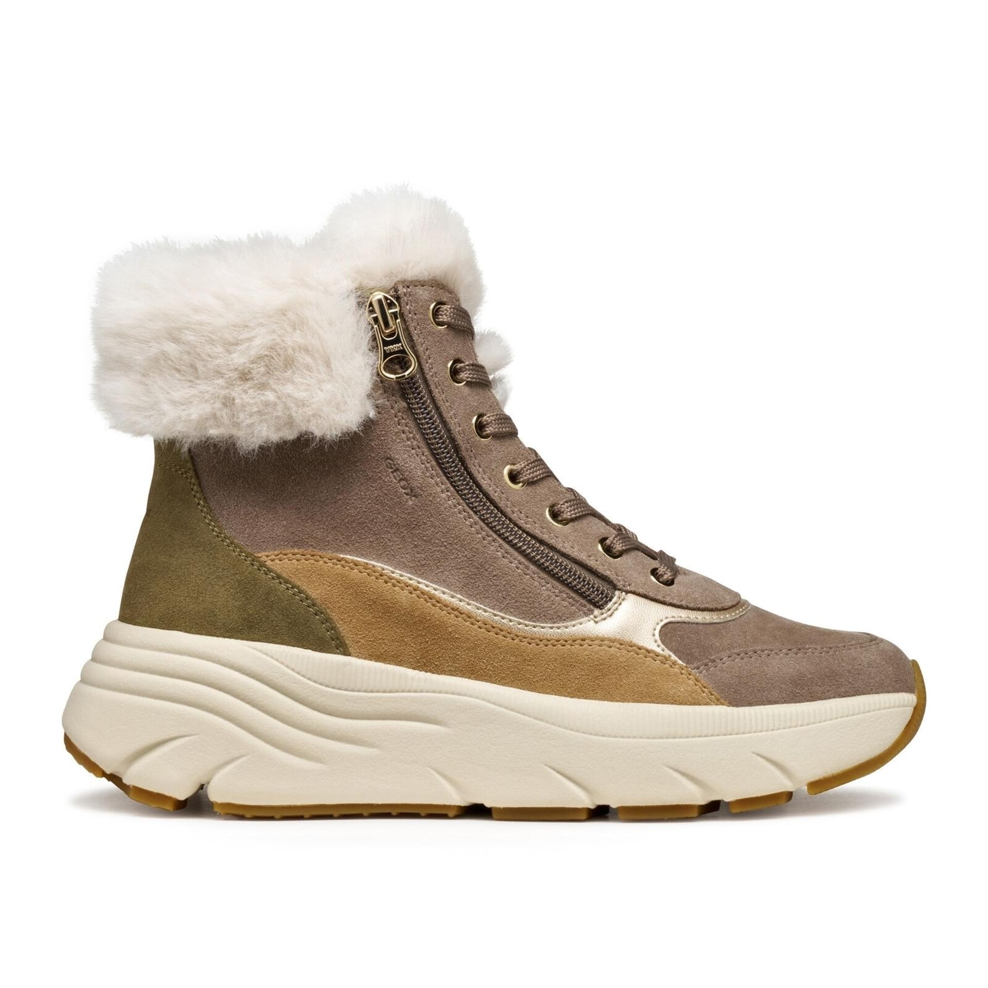 Geox Diamanta Bottines D56UFB_00022 in Taupe/Dark Sand