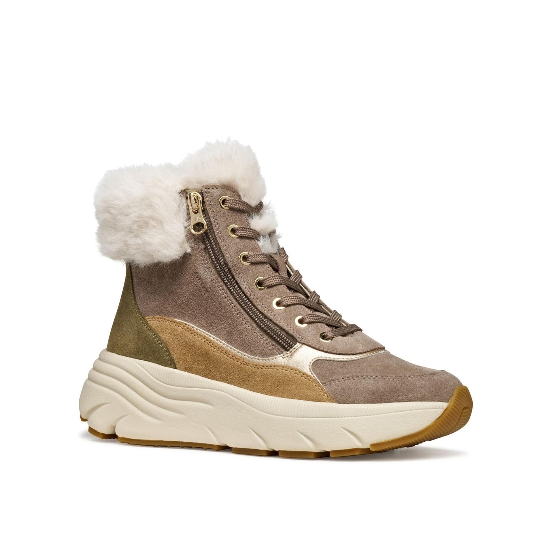 Geox Diamanta Bottines D56UFB_00022 in Taupe/Dark Sand