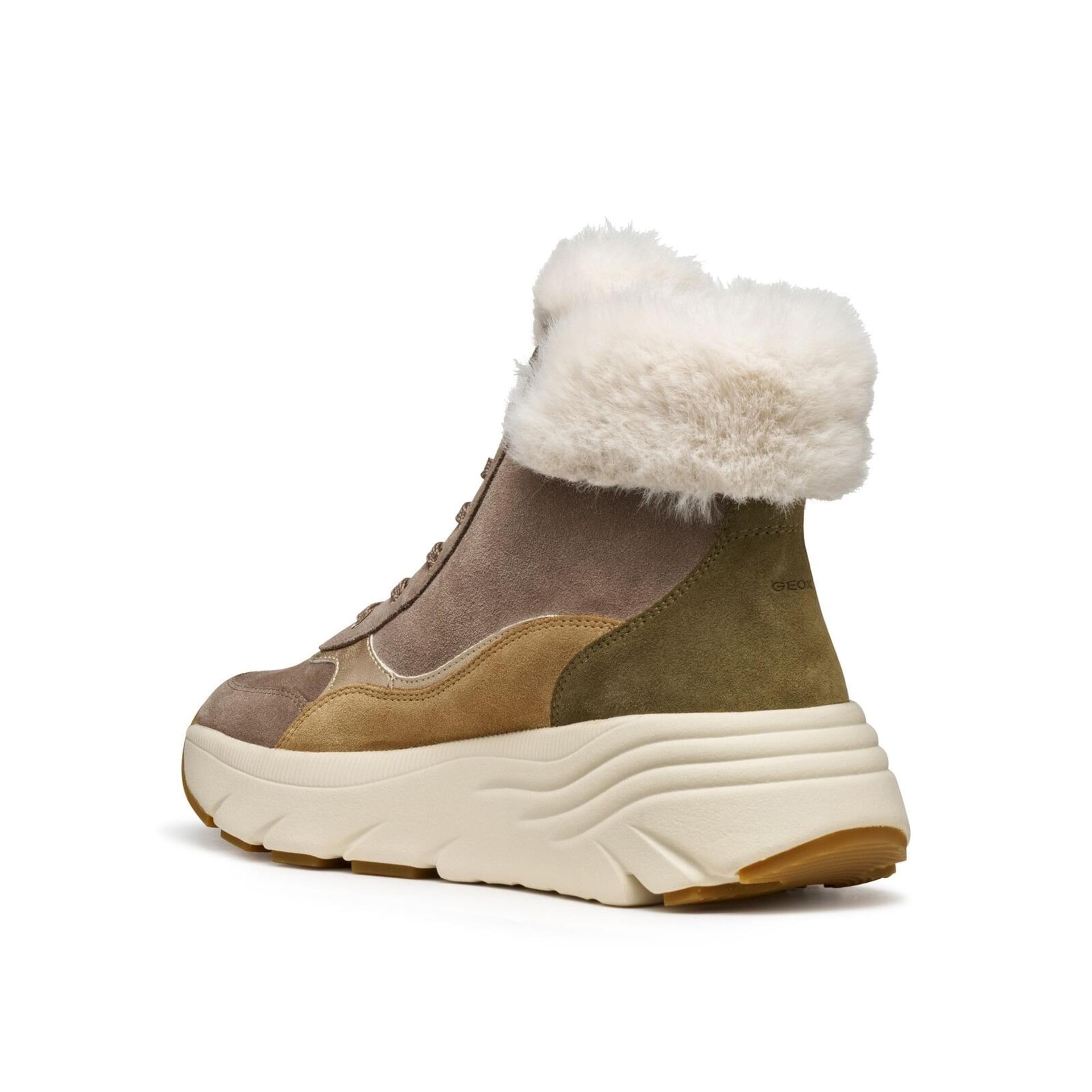 Geox Diamanta Bottines D56UFB_00022 in Taupe/Dark Sand
