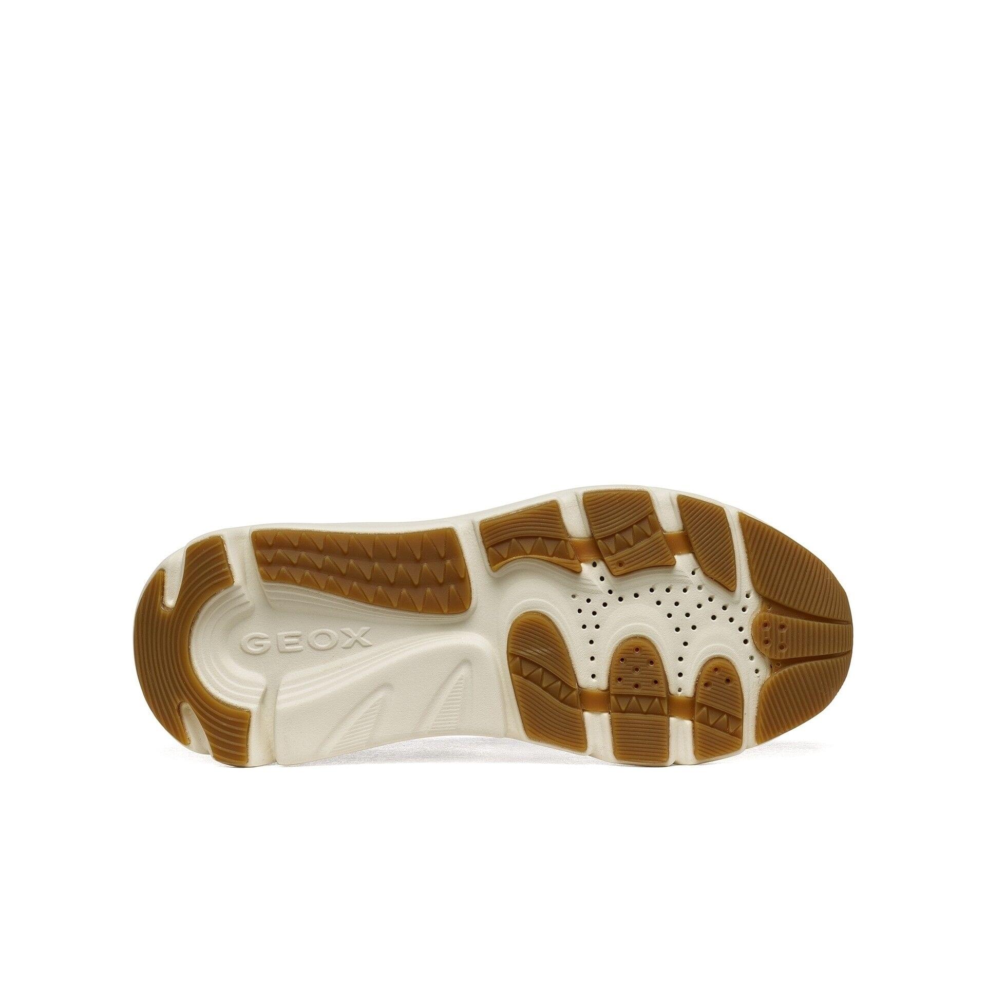 Geox Diamanta Sneakers in White/Off White, sole (SKU D66UFA_08522--C1352)